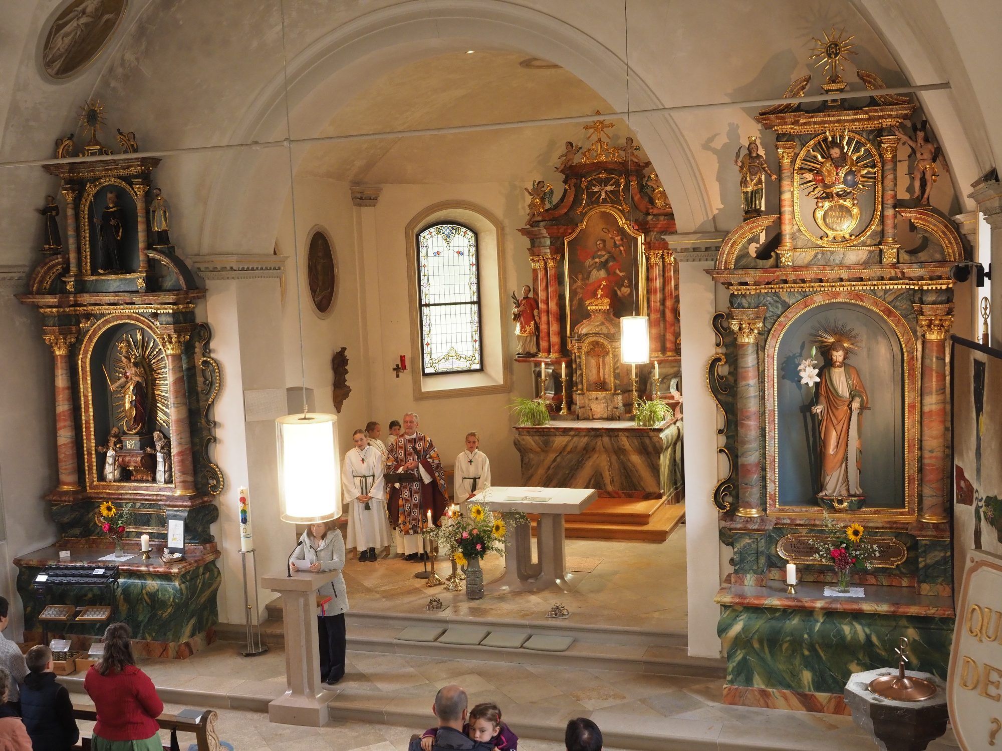 Die Pfarrkirche St. Agatha in Meiningen