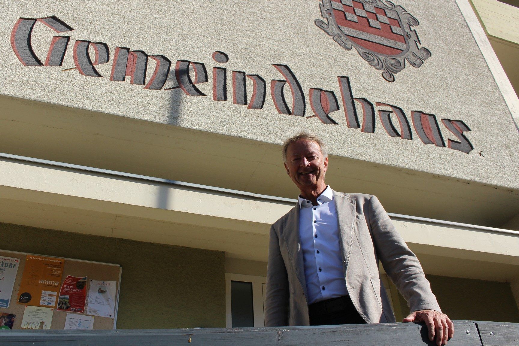 Nach dem Amtsverzicht von Wolfgang Langes wurde Herbert Sohm als neuer Chef im Gemeindehaus gekürt.