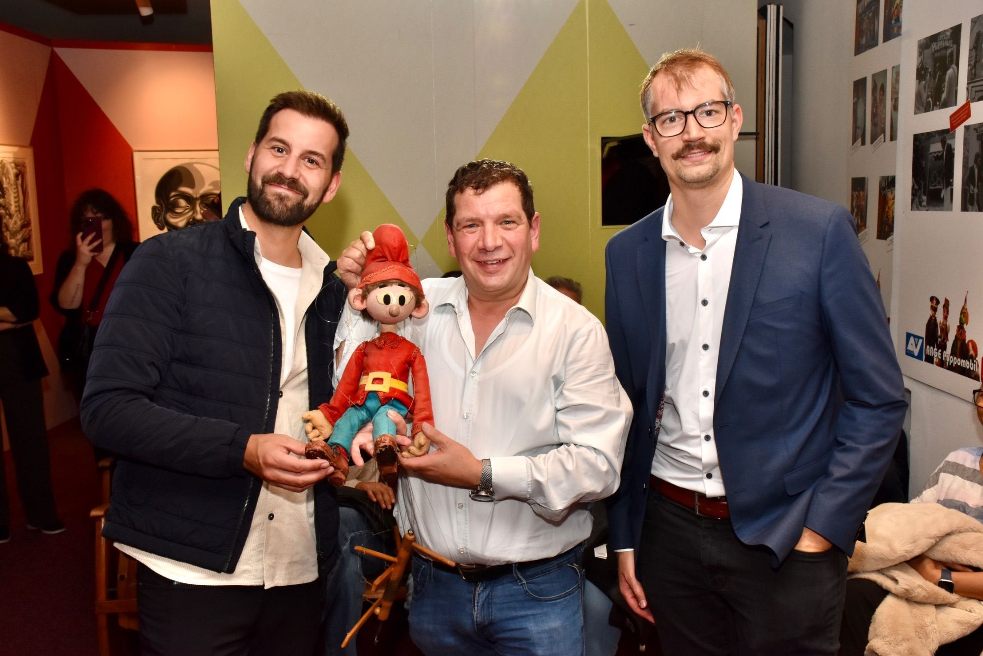 Simon Tschann, Christian Mair und Stefan Stachniß.