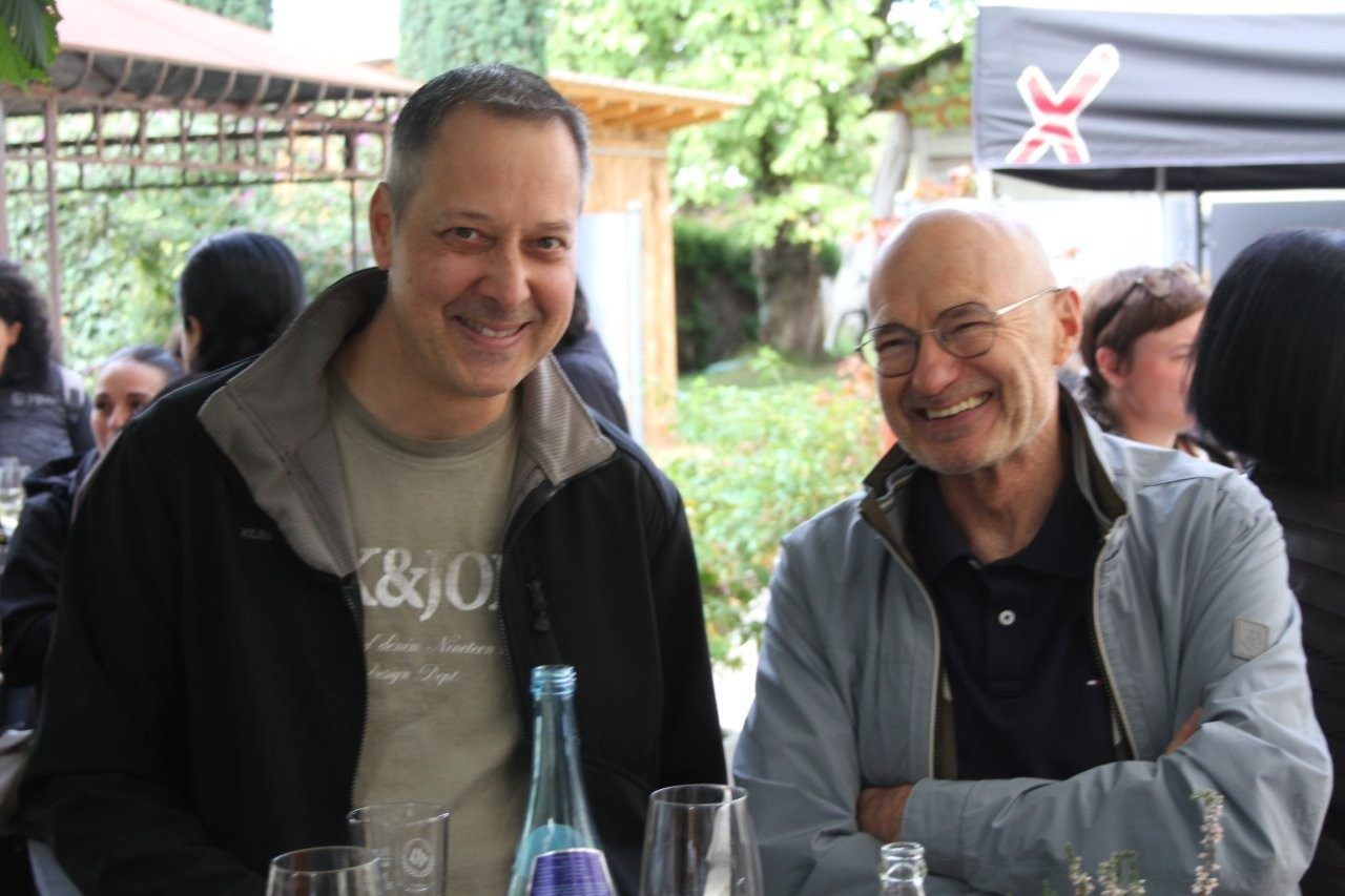 Daniel Rheinberger (l.) und Siegfried Hartmann. 