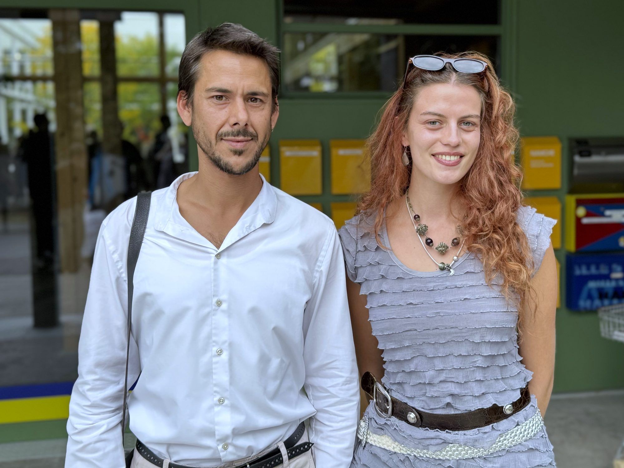 Künstler Stark Alexander und Künstlerin Amanda Rechtsteiner.