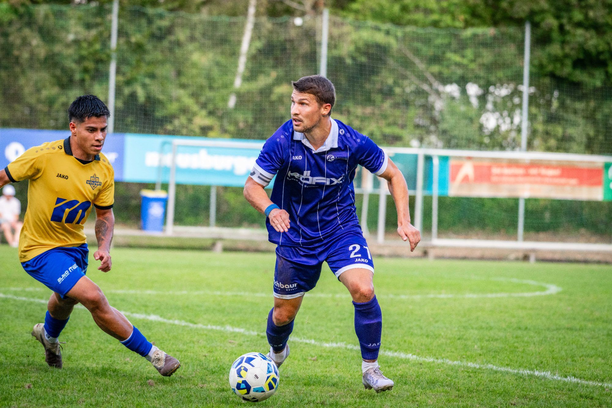 Chrise Domig gegen Kauan Brustolin. VN-Rhomberg