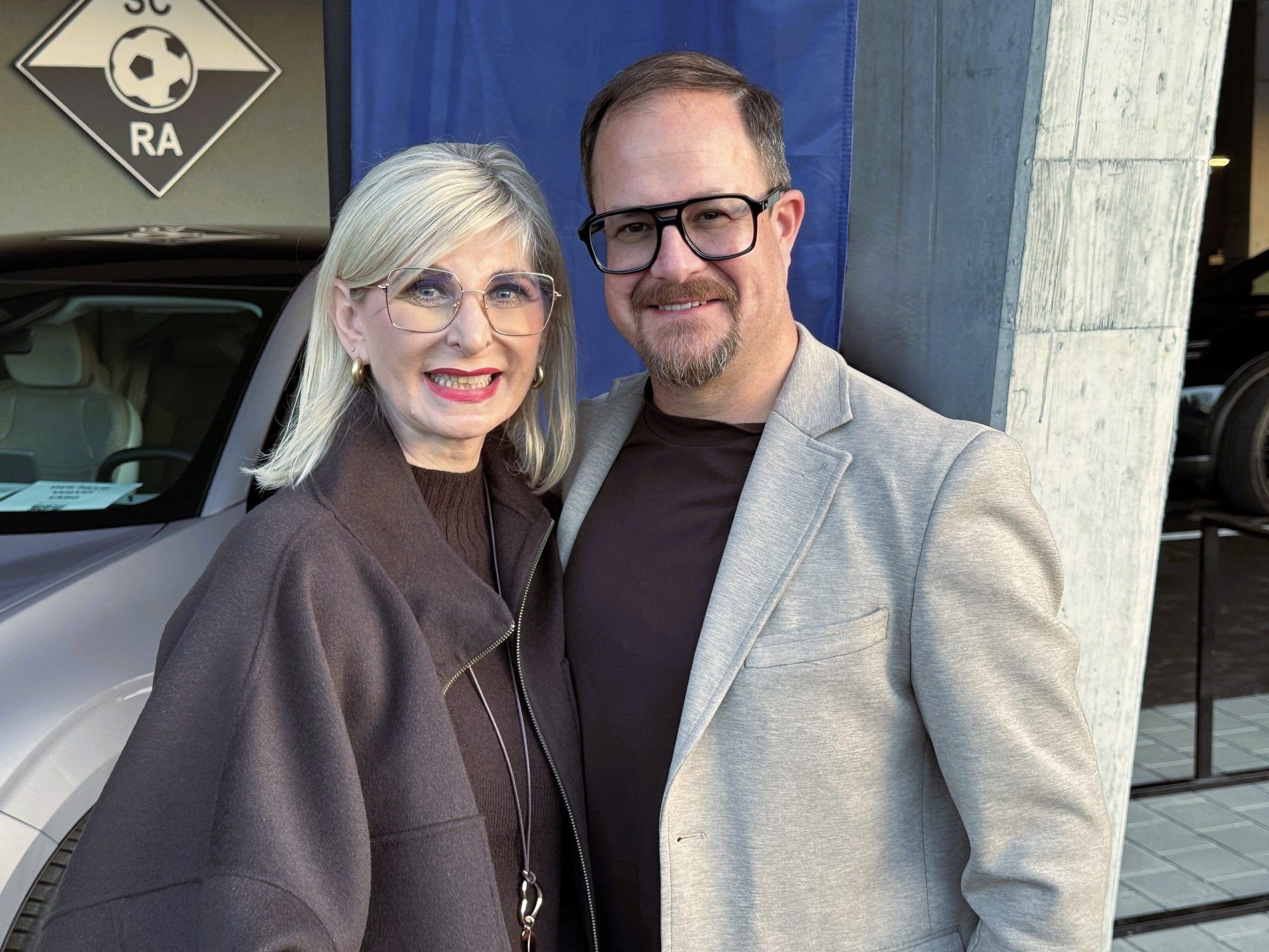 Claudia Mayer-Wadl (Heinz Jeans) und Michael Mayer (E-Motion).