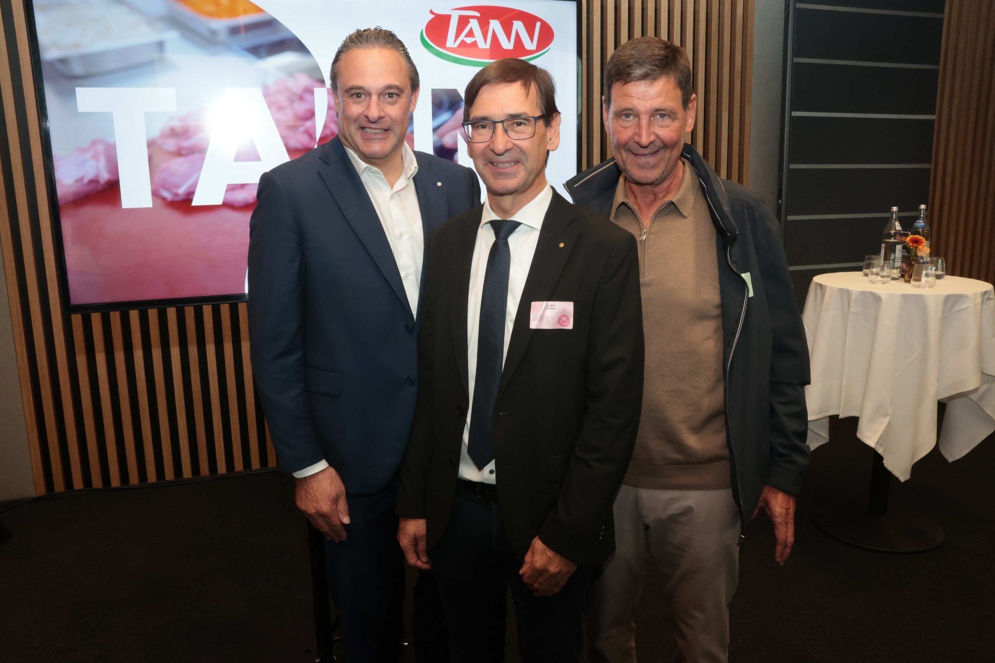 Martin Niederhofer (RTANN Italien), Prok. Jürgen Wilhelm (SPAR Dornbirn) und Landesdir. i.R. Gerhard Ritter.