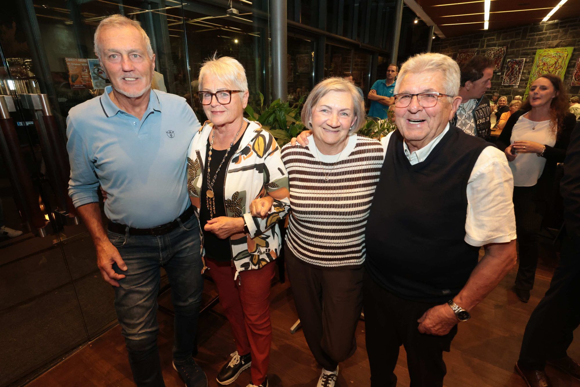 Elmar und Christine Sonderegger, Isolde und Martin Bitschnau.