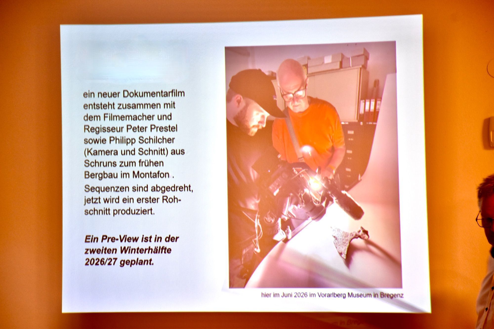 Gut gefüllt waren die Plätze im Montafoner Heimatmuseum in Schruns, als der emeritierte Universitätsprofessor Rüdiger Krause zum Thema
