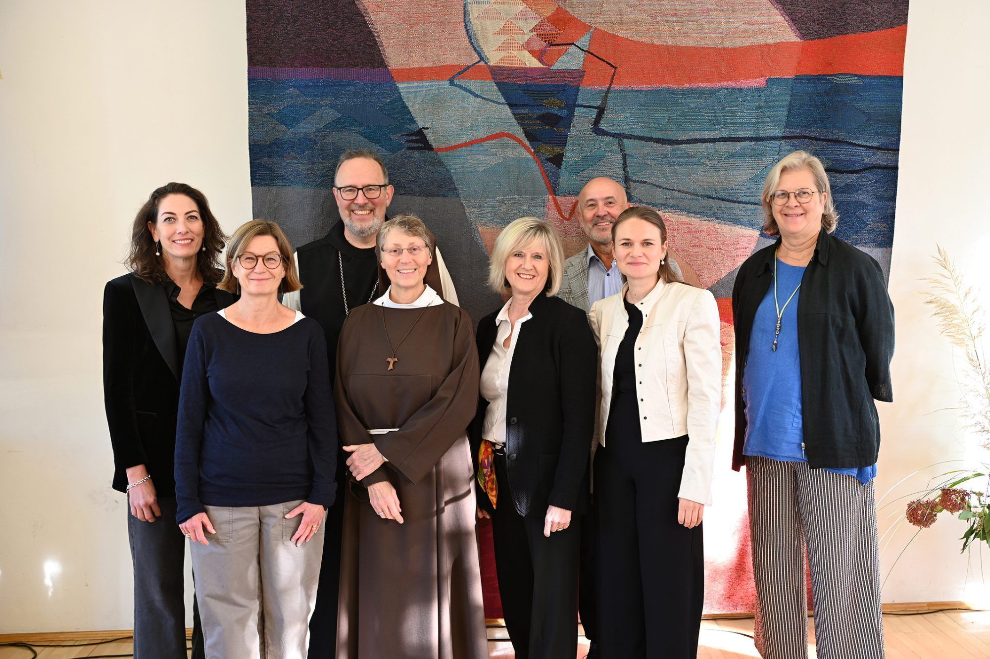 Veronika Marte, Barbara Herold, Vinzenz Wohlwend, Sr. Rita, Monika Amann, Arno Schuchter und Marie-Christine Metzler und Monika Dintner.