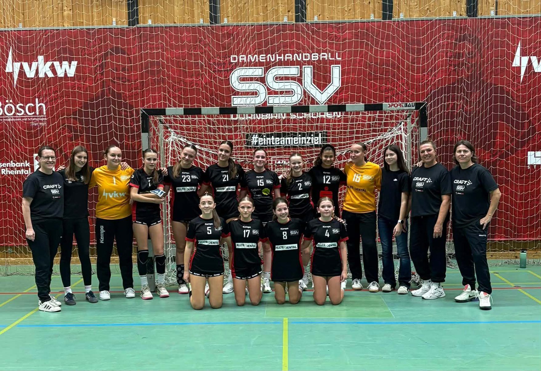 Die U14-2 des SSV Dornbirn Schoren musste sich Isny trotz einer Steigerung nach der Pause mit 28:34 geschlagen geben.