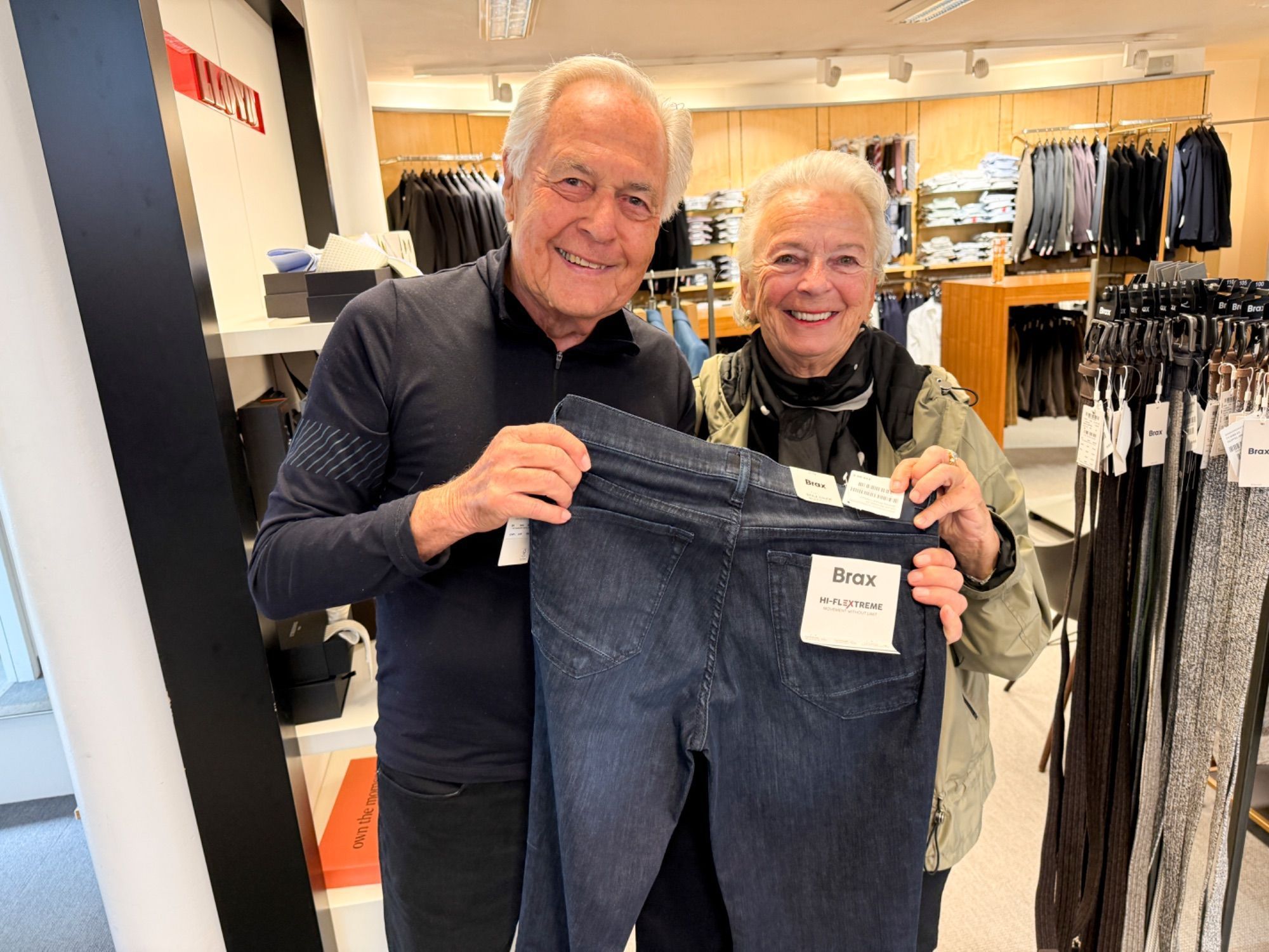 Erna und Günter Zoller fanden die passende Hose