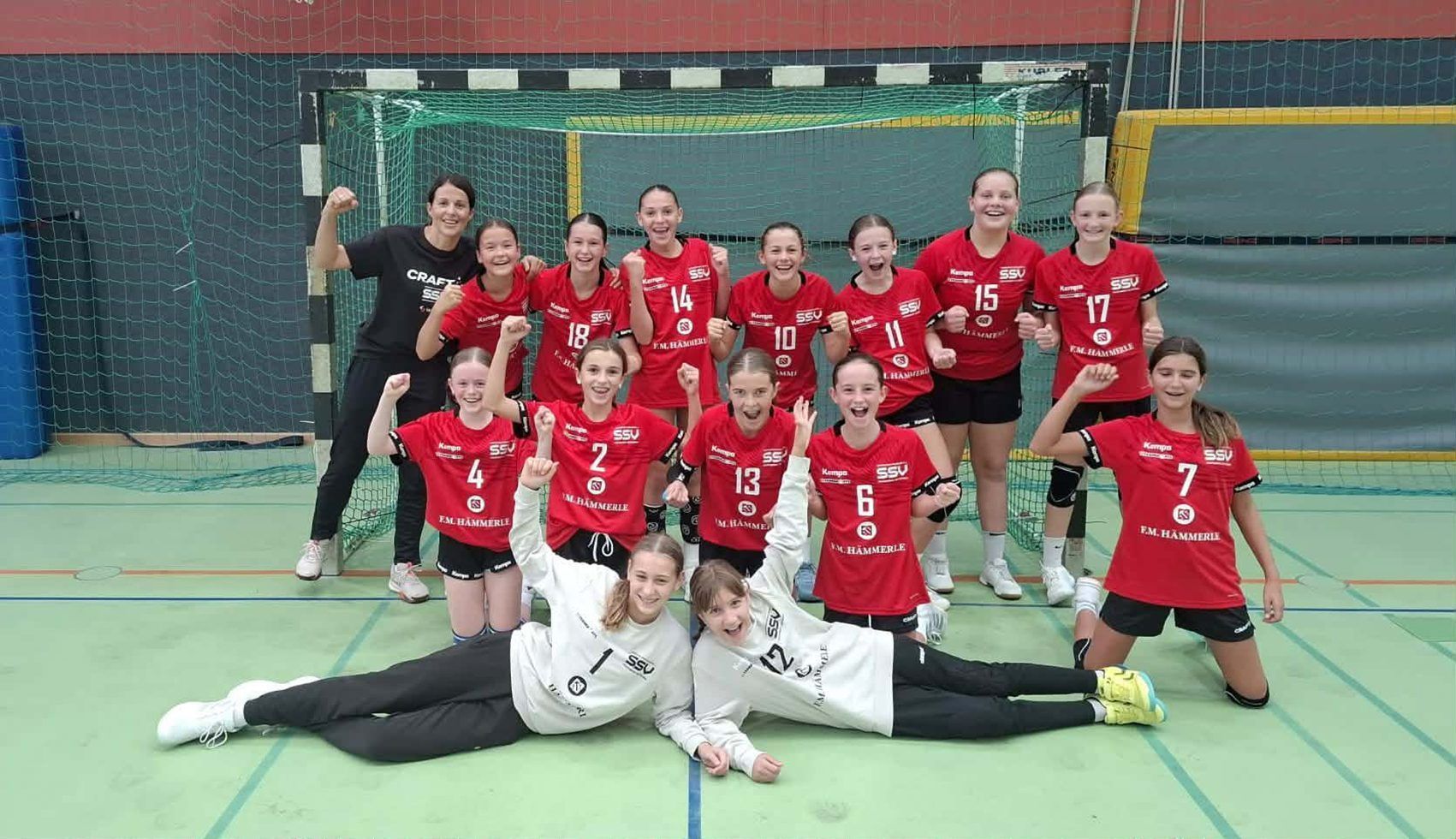 Die U12-Girls feierten in Tannau einen souveränen Auswärtserfolg.