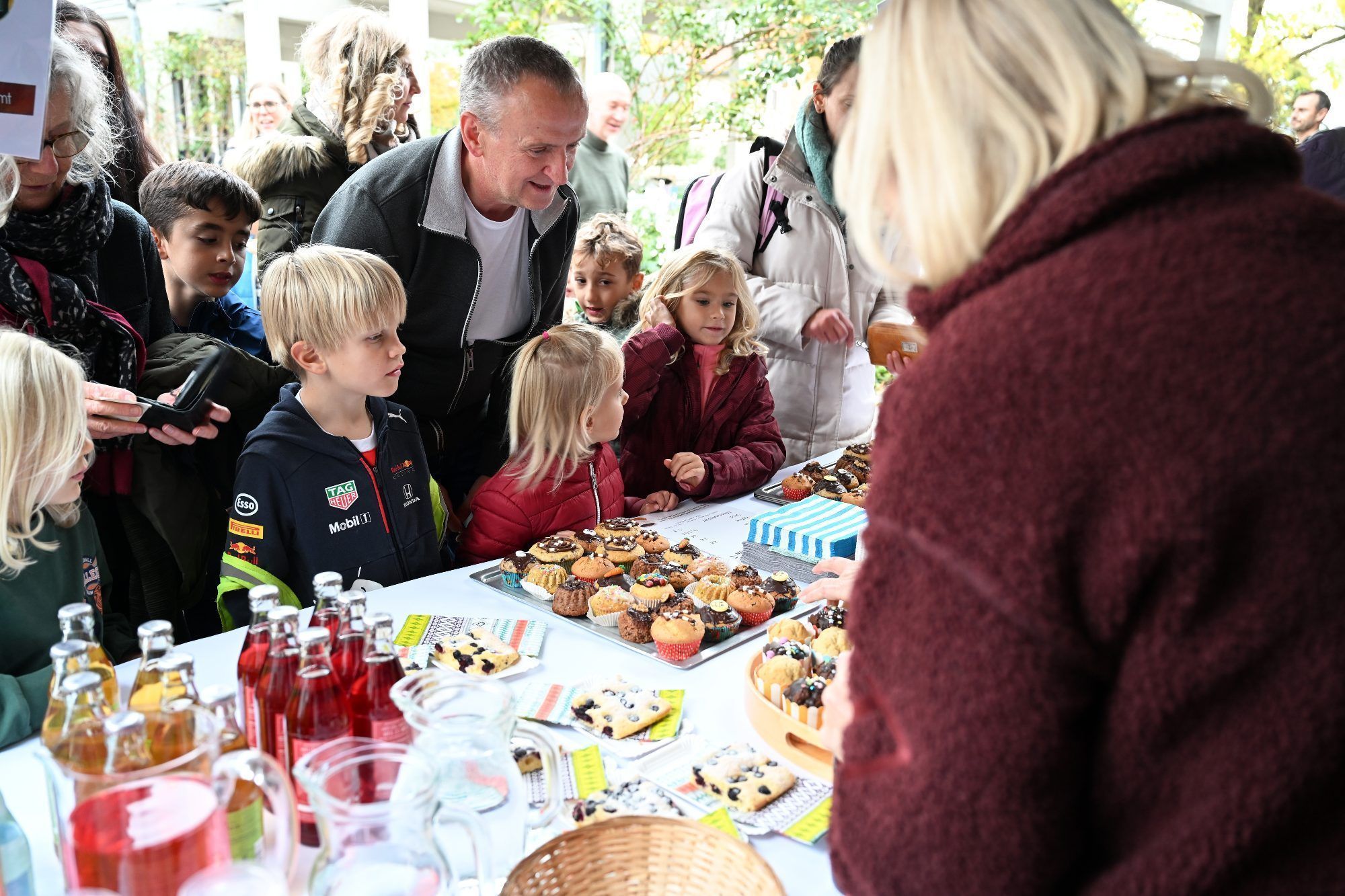 Großen Andrang gab es beim Muffin-Stand.