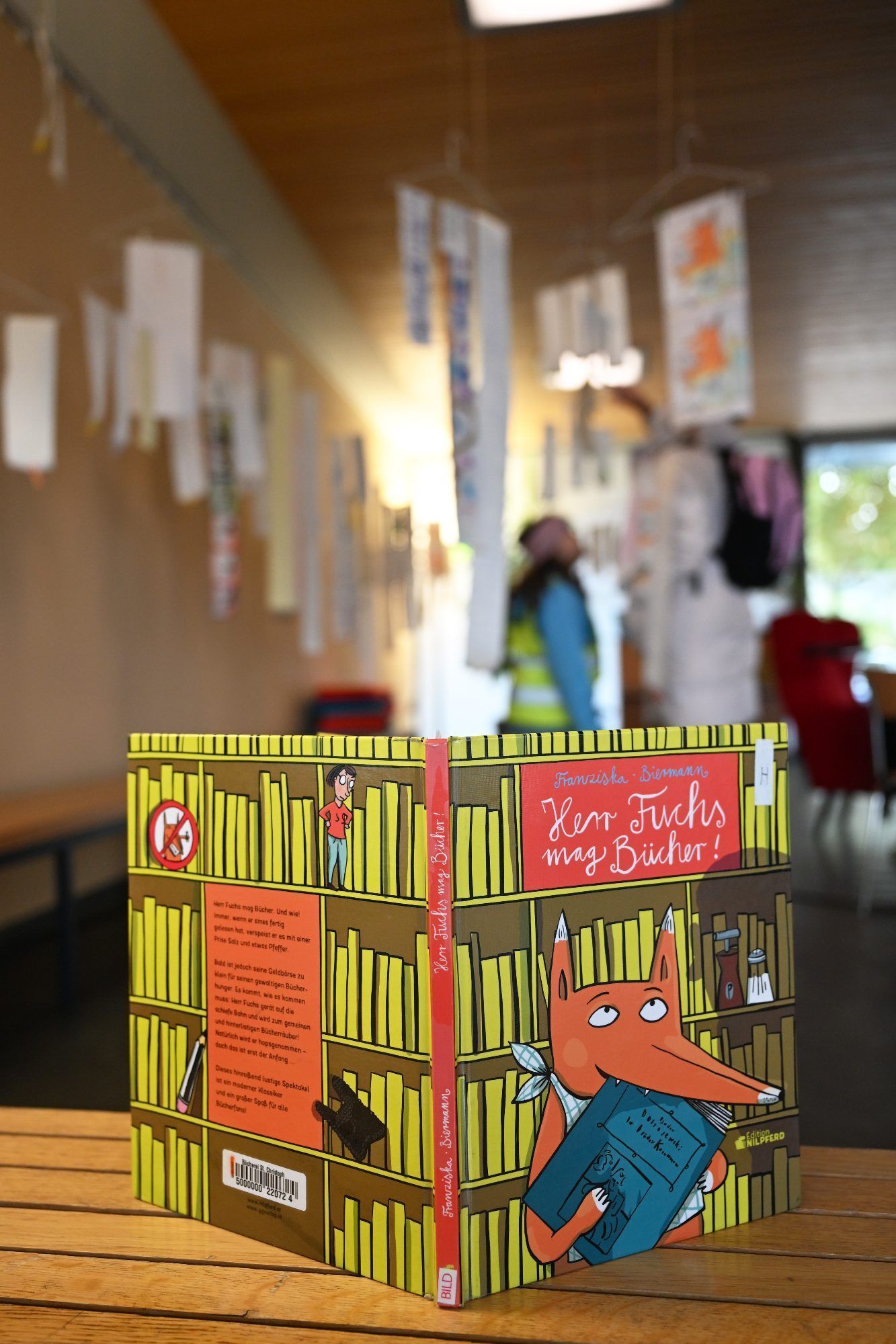 Das Buch „Herr Fuchs mag Bücher“ diente als Inspiration für die Klopapiergeschichten.