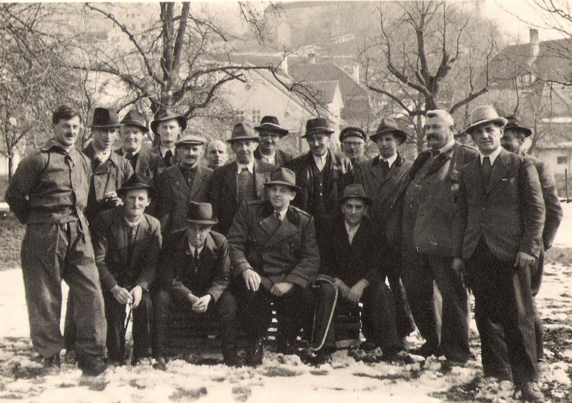 Die Teilnehmer des ersten Kurses nach dem Krieg 1948 in Rankweil. Privat