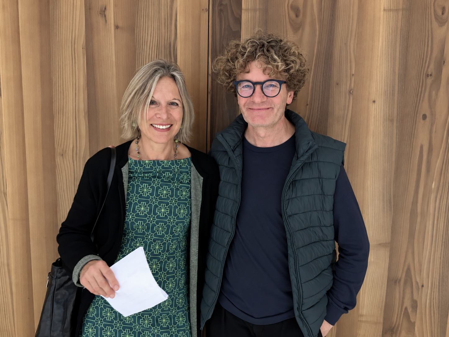 Unter den Besuchern: Gertrud und Martin Lindenthal.