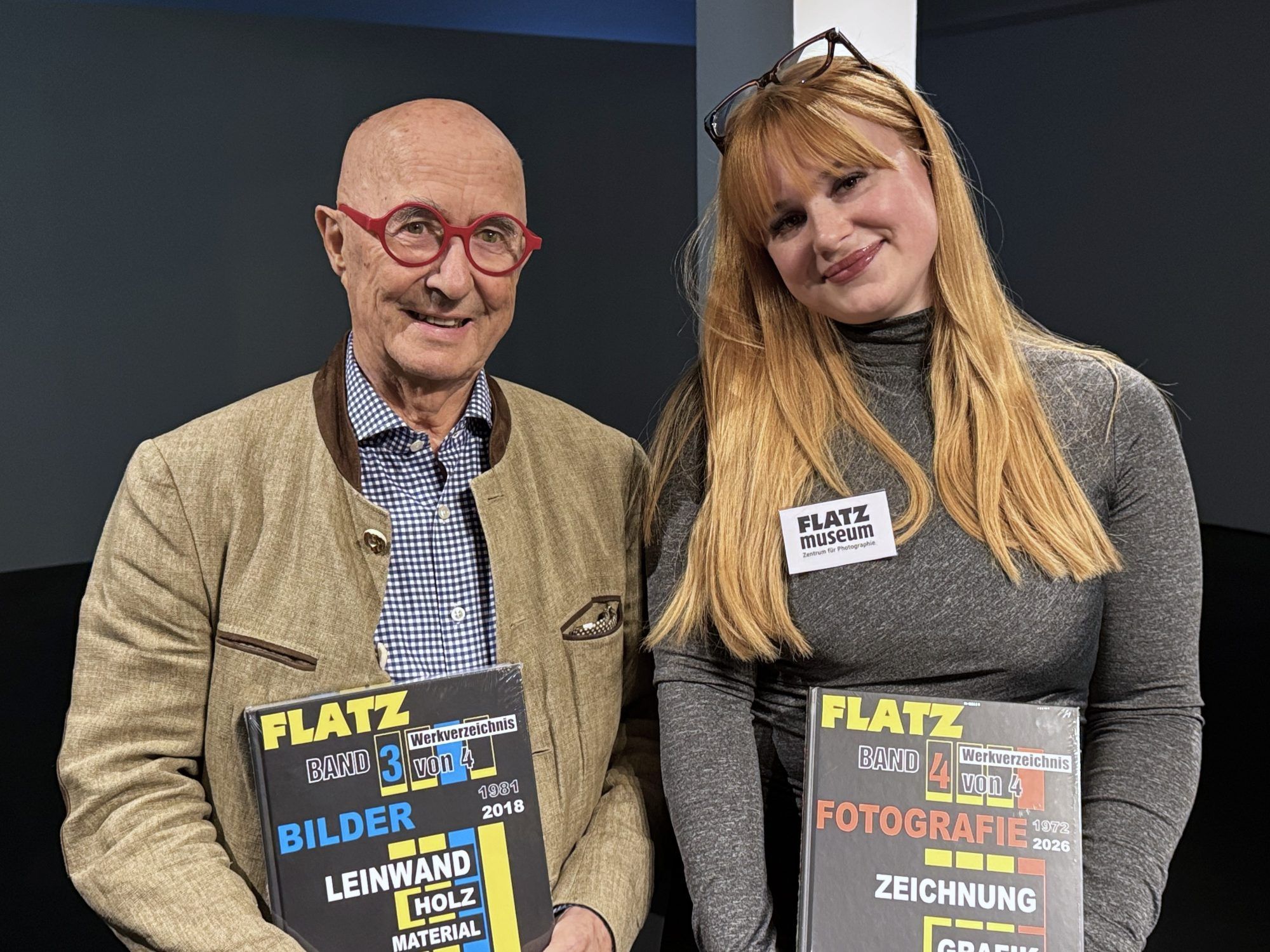 Walter Wintersteiger und Laura Lumetsberger (Kulturabteilung).