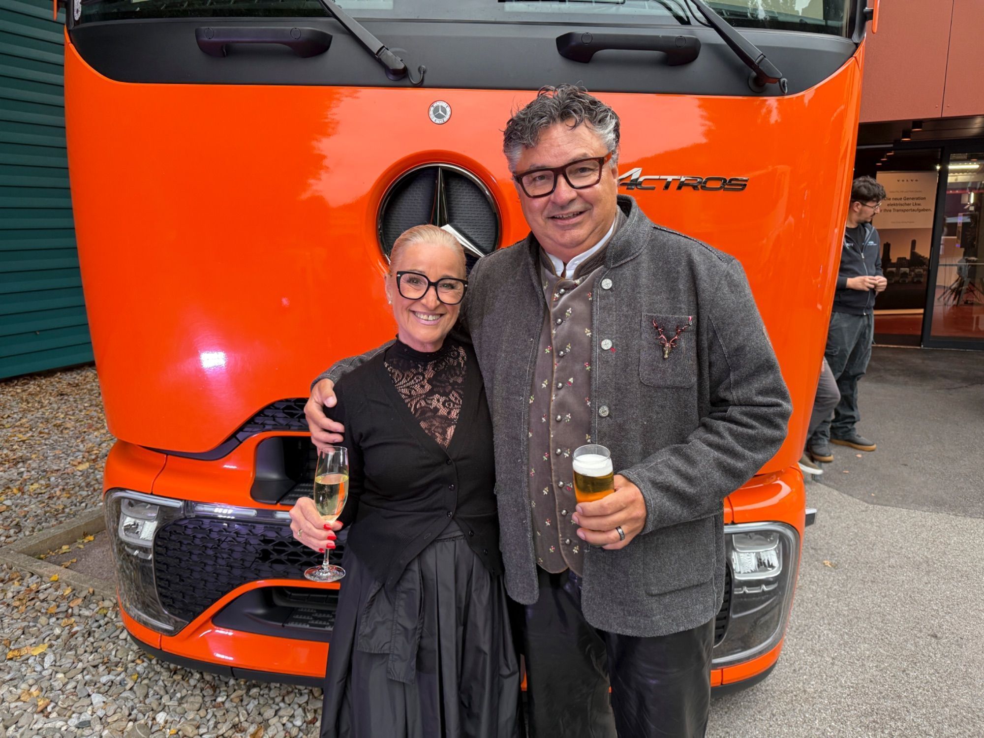 Susanne und Robert Steger (ÖBB) gratulierten herzlich