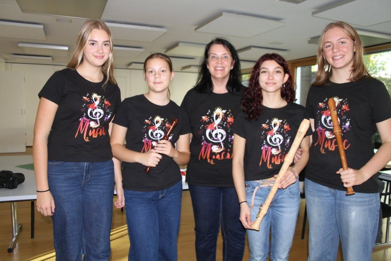 Junge Musiker von der Musikschule Rankweil.