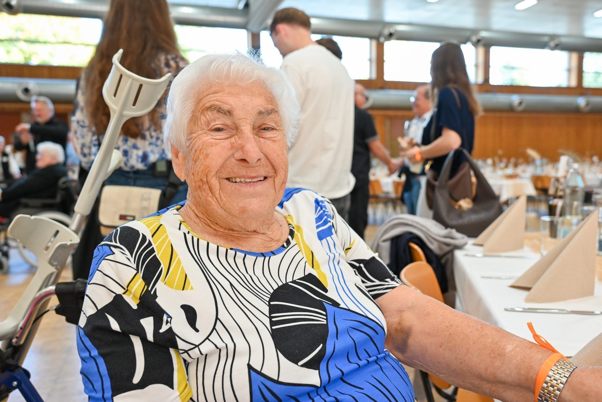 Mathilde Hämmerle (91) war gespannt, auf das erste große Sippentreffen ihrer Familie.