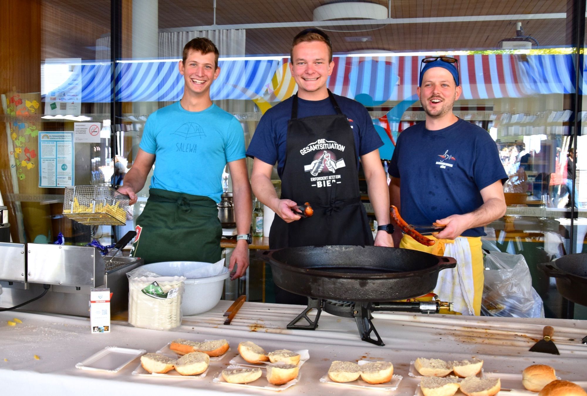 Matthias Jäger, Mathias Wachter und Richard Butzerin.