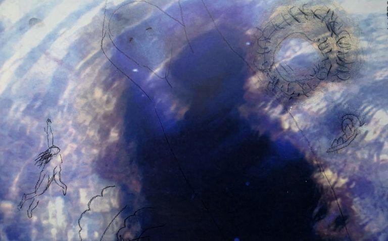 Bild 3 - Boztepe Tuncay - Umkehrung 2-9_Druck auf Transparentfolie_Kreide auf Papier_21x29,7 cm_2026-.jpg