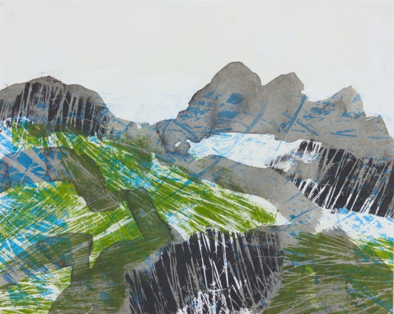 Bild 5 - Gerda Tschofen - Distant Heights, Mixed Media, 2025.jpg