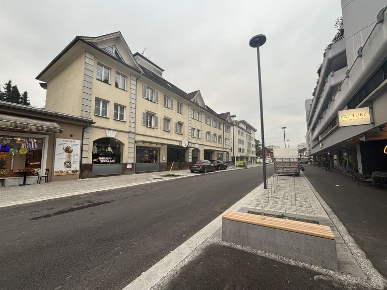 So sieht die neue Moosmahdstraße in Dornbirn aus