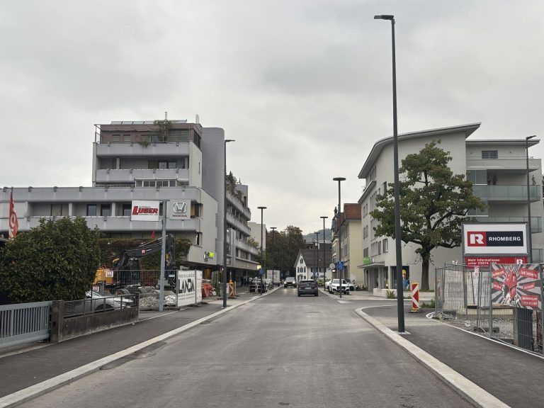 So sieht die neue Moosmahdstraße in Dornbirn aus