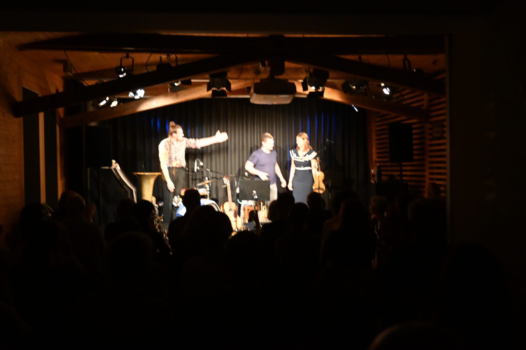 begeistertes Publikum beim Trio-Hupsala Konzert