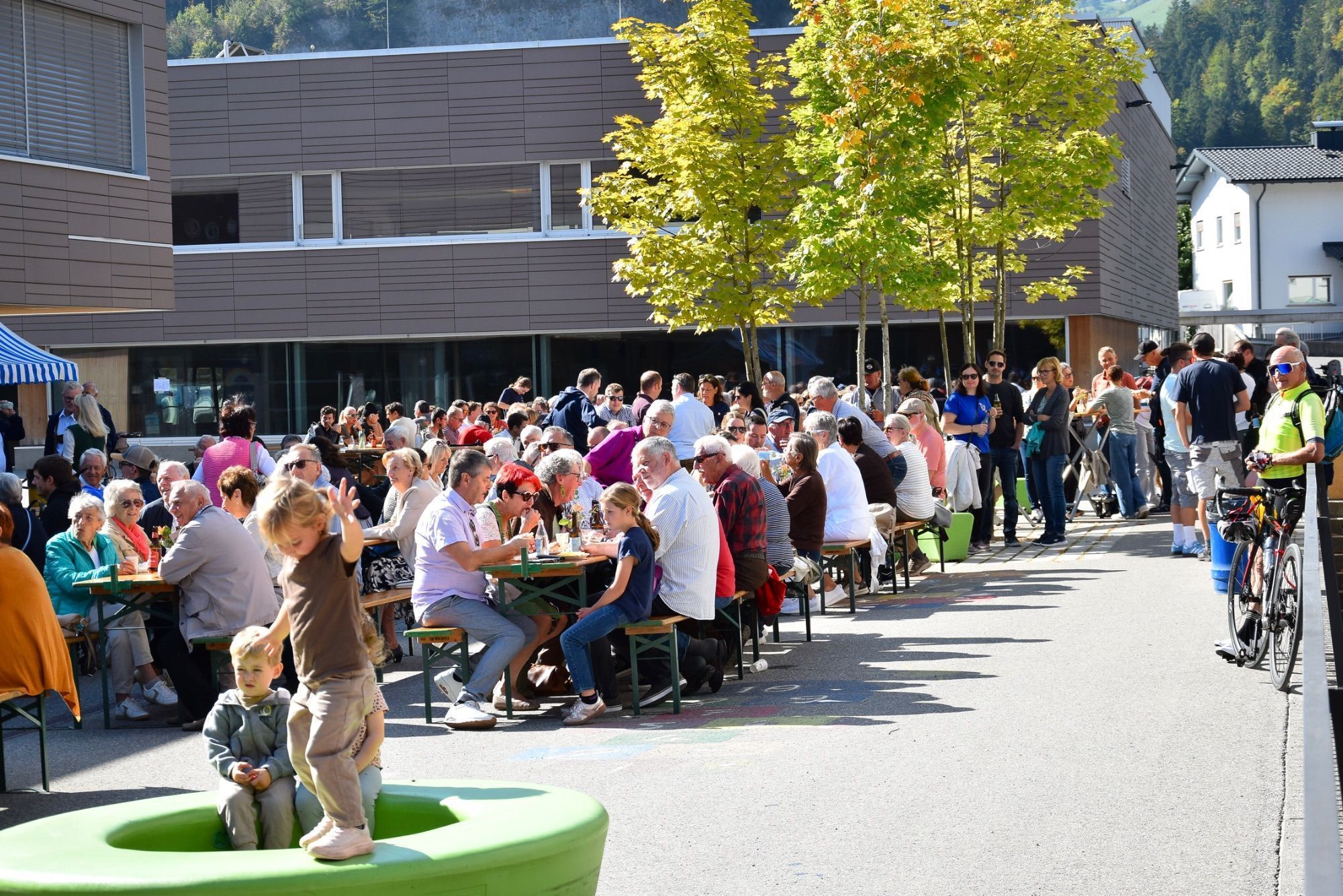 Großer Andrang.