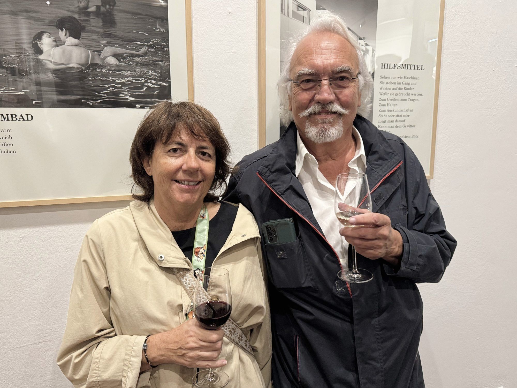 Im Publikum: Sabine und Anton Falk.