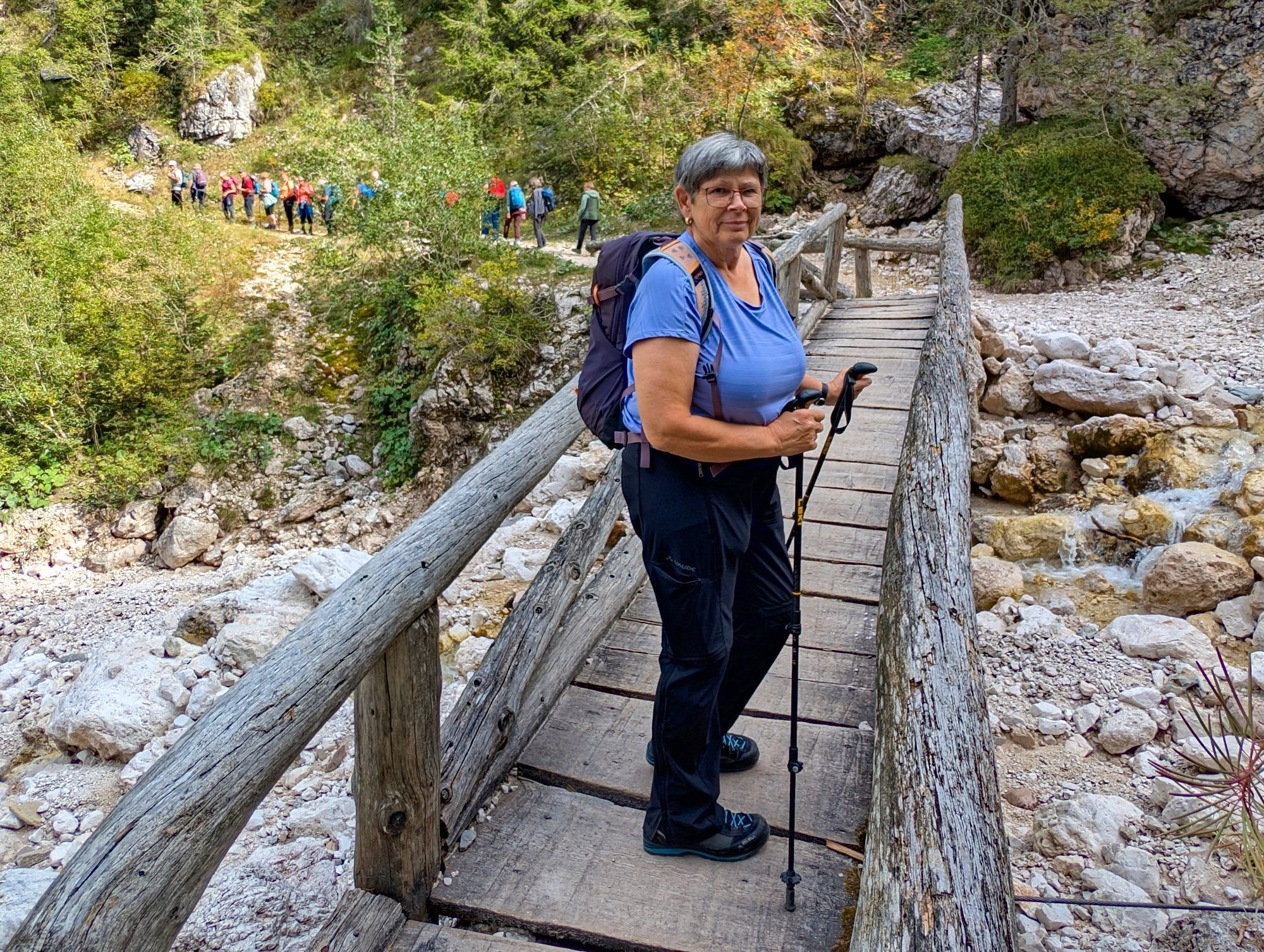 Edith Hämmerle führte die Wandergruppe.