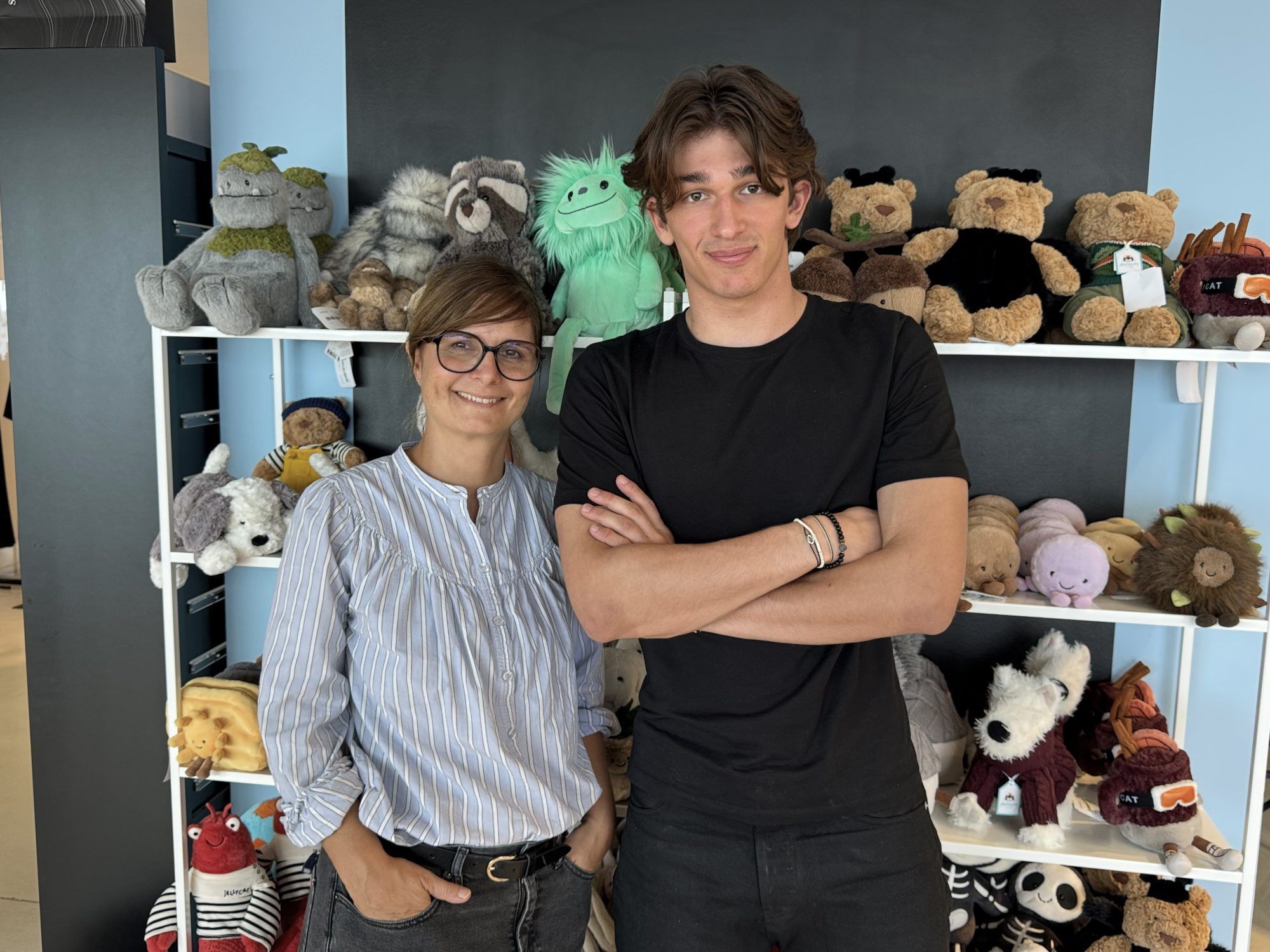 Carmen Kopf und Julian Holzer (Aquarium).