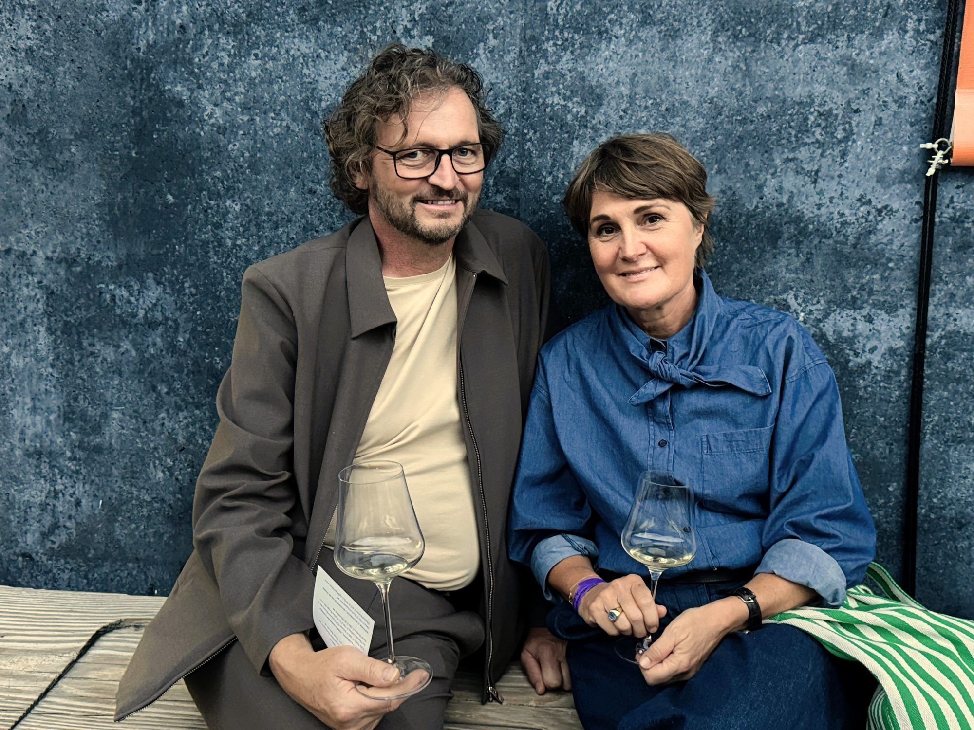 Bürgermeisterin Angelika Moosbrugger mit Christof.