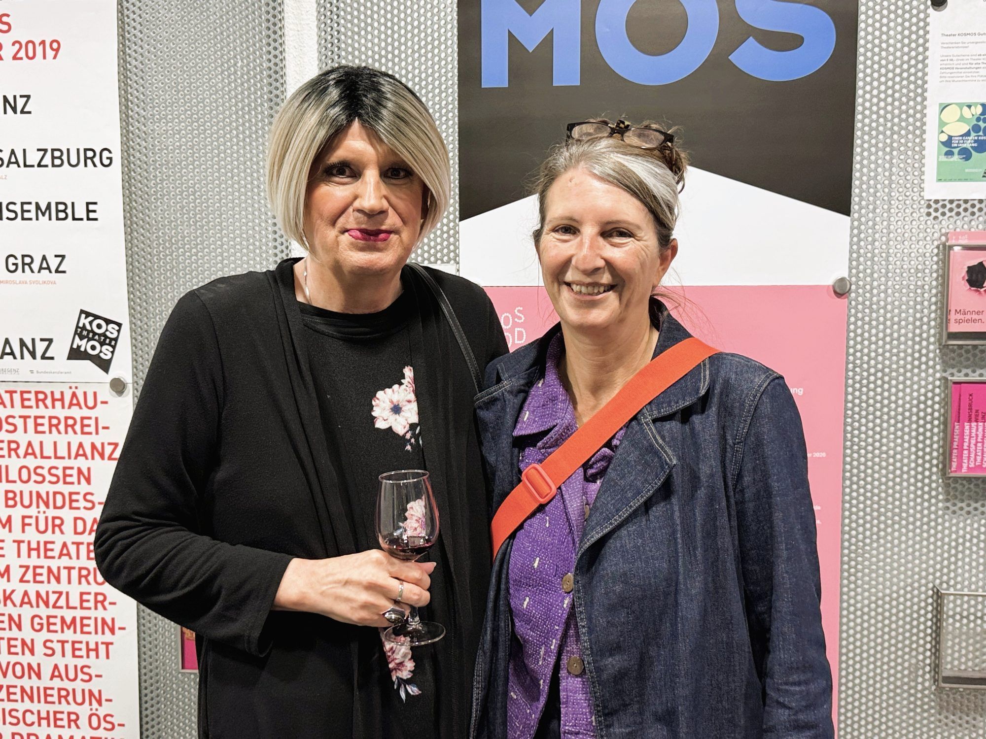 Francis Ullmann und Autorin Daniela Egger.