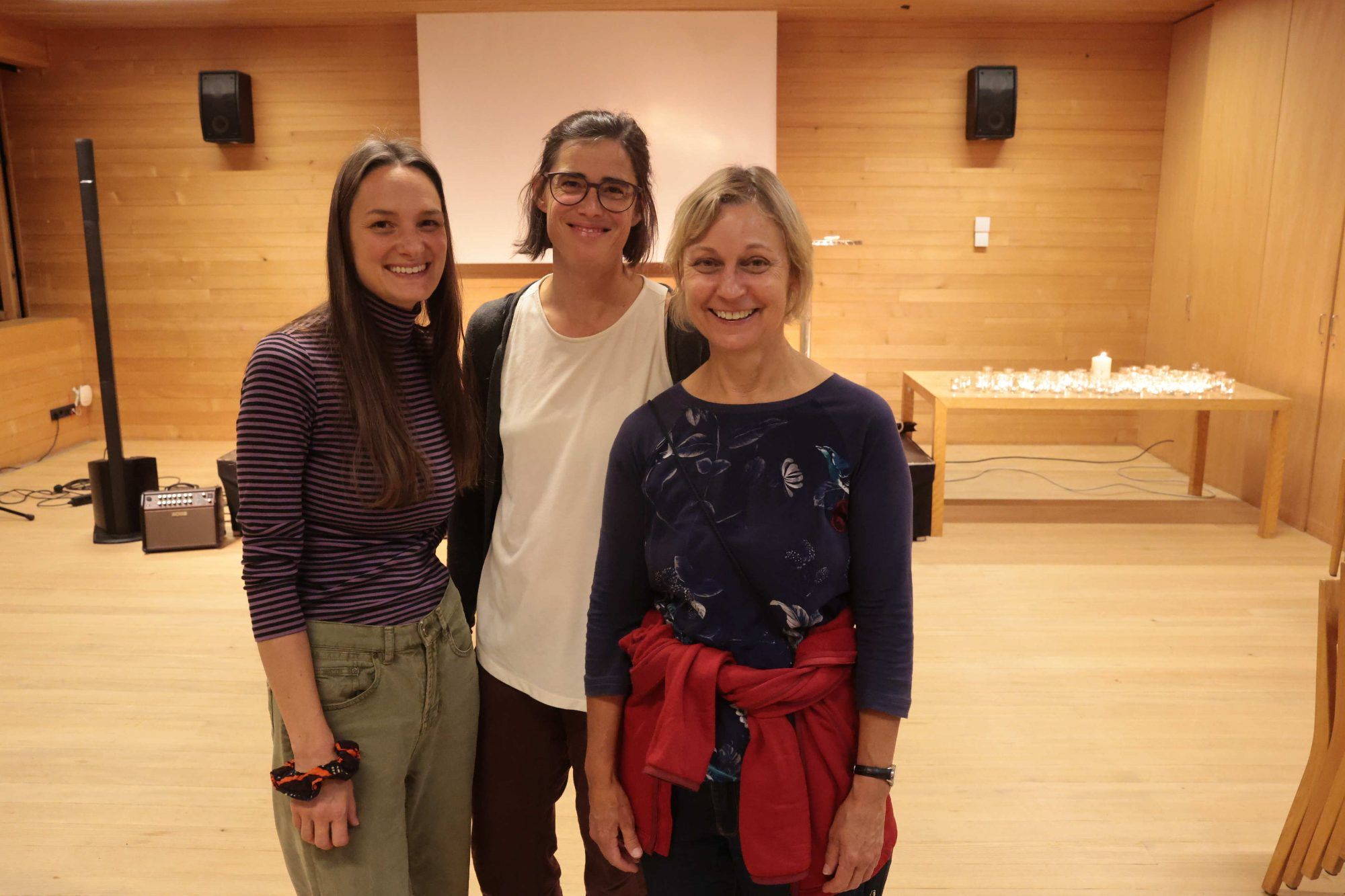 Maria Schneller, Johanna Nigsch und Mairi Uass.