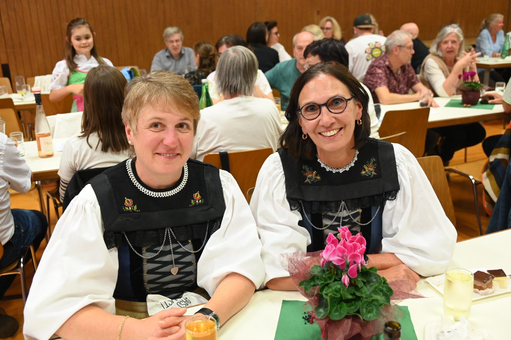 Passionsspieler bei der Abschlussfeier.