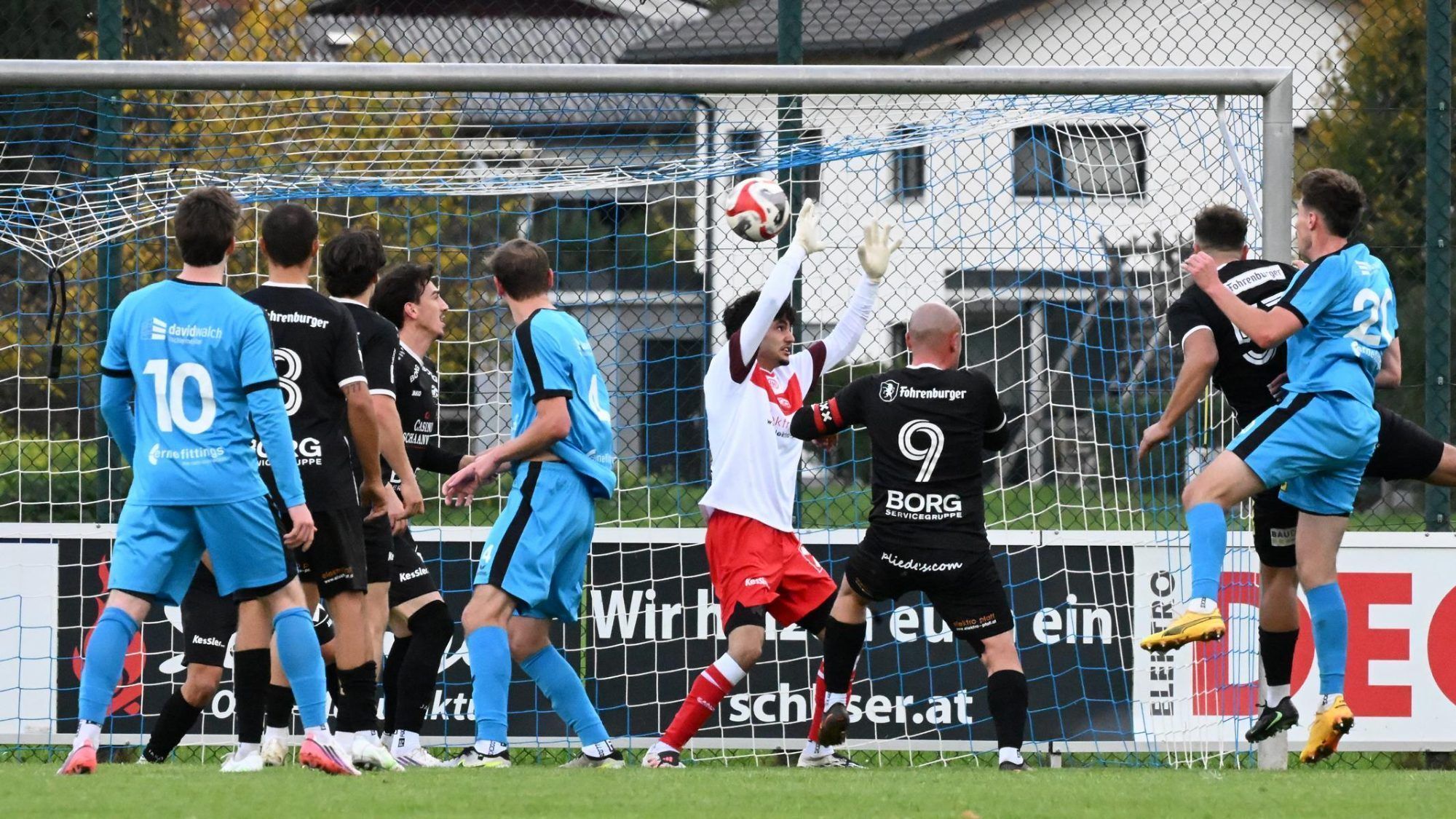 Schlins gewann vor der Rekordkulisse gegen Nenzing. HOLGER PLUM