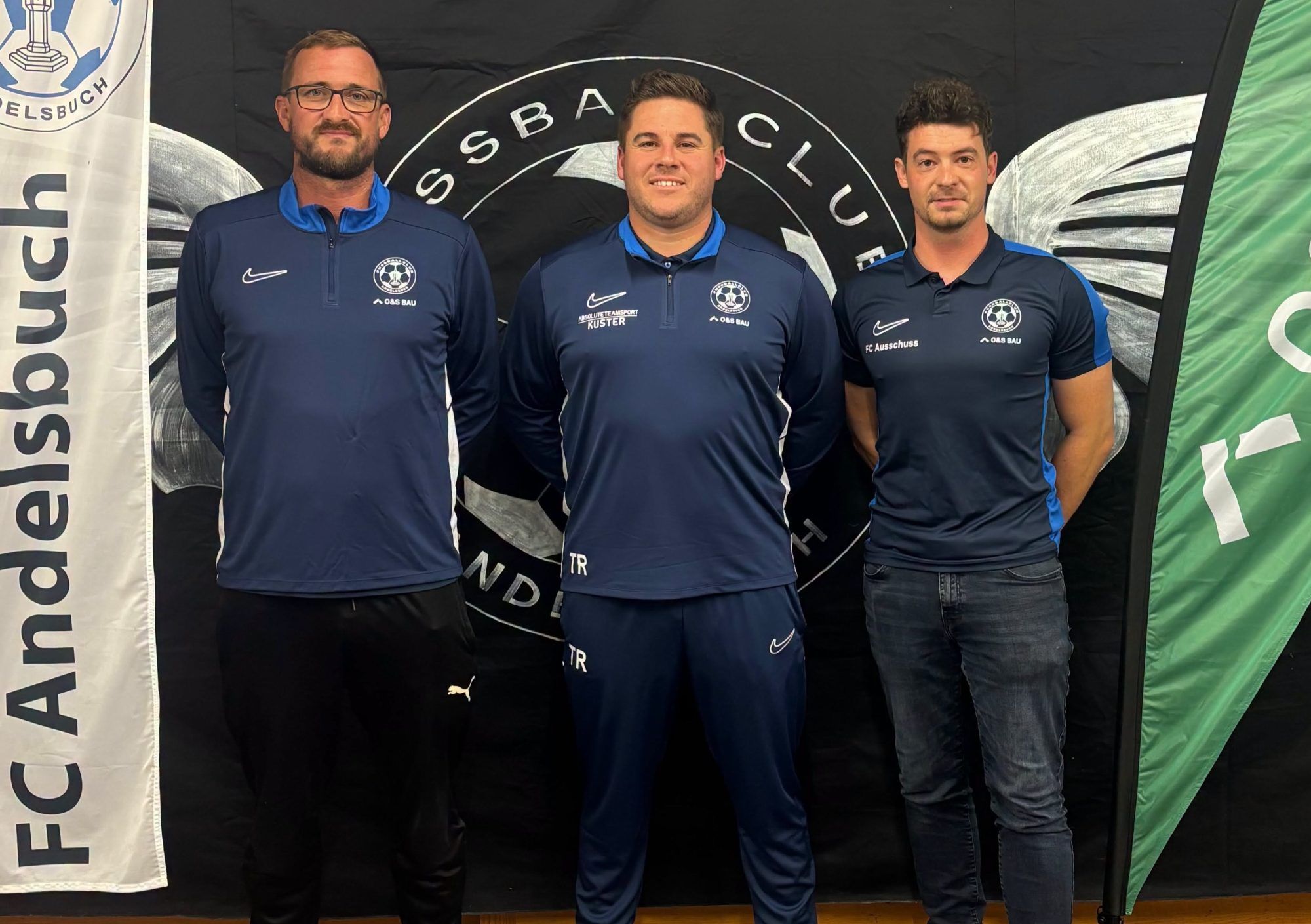 Sebastian Spettel (Mitte) wird ab Frühjahr Trainer von Andelsbuch 1b. VEREIN FC ANDELSBUCH