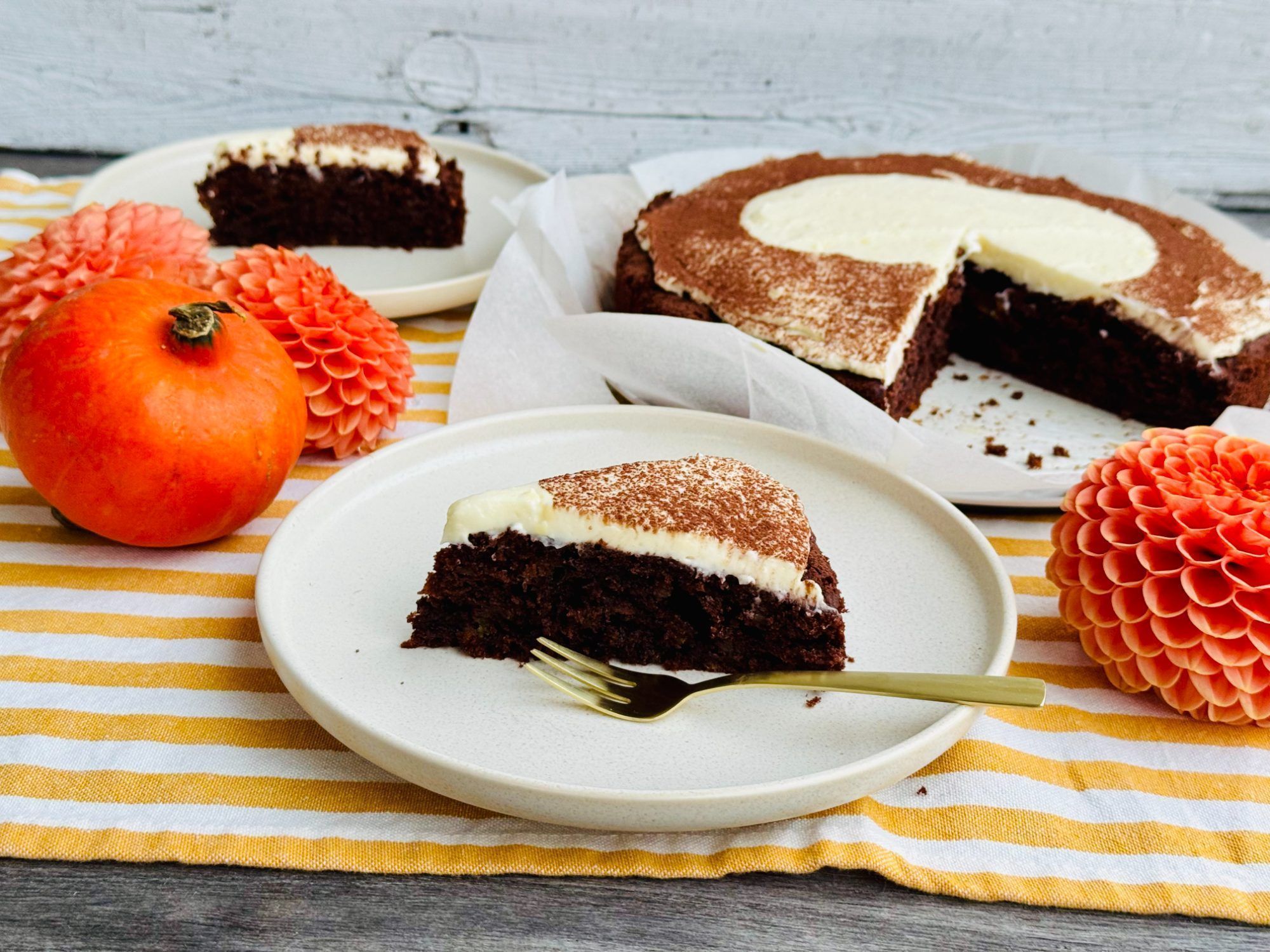 Kürbis-Schokoladen-Kuchen