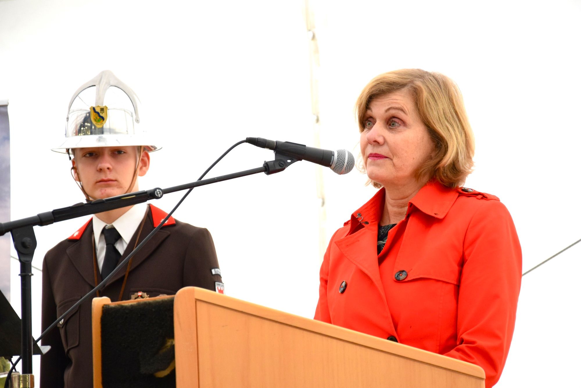 Ansprache von Landesrätin Barbara Schöbi-Fink. Wichtig sei bei Anlässen wie diesem,