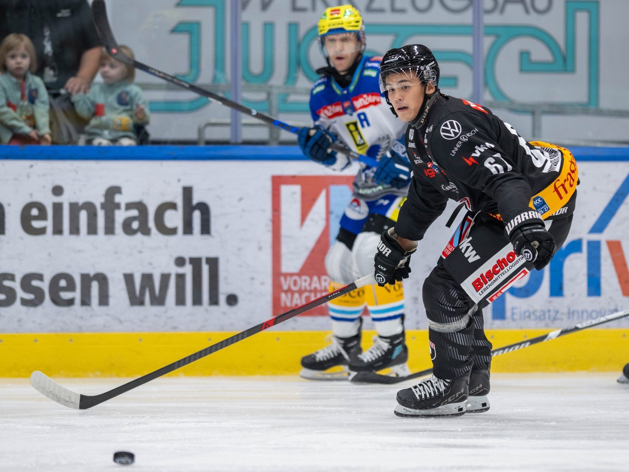 Oliver Lam lernte beim KAC Eishockey spielen. Am Freitag rechnete er sich gegen seinen Ex-Verein Chancen aus.