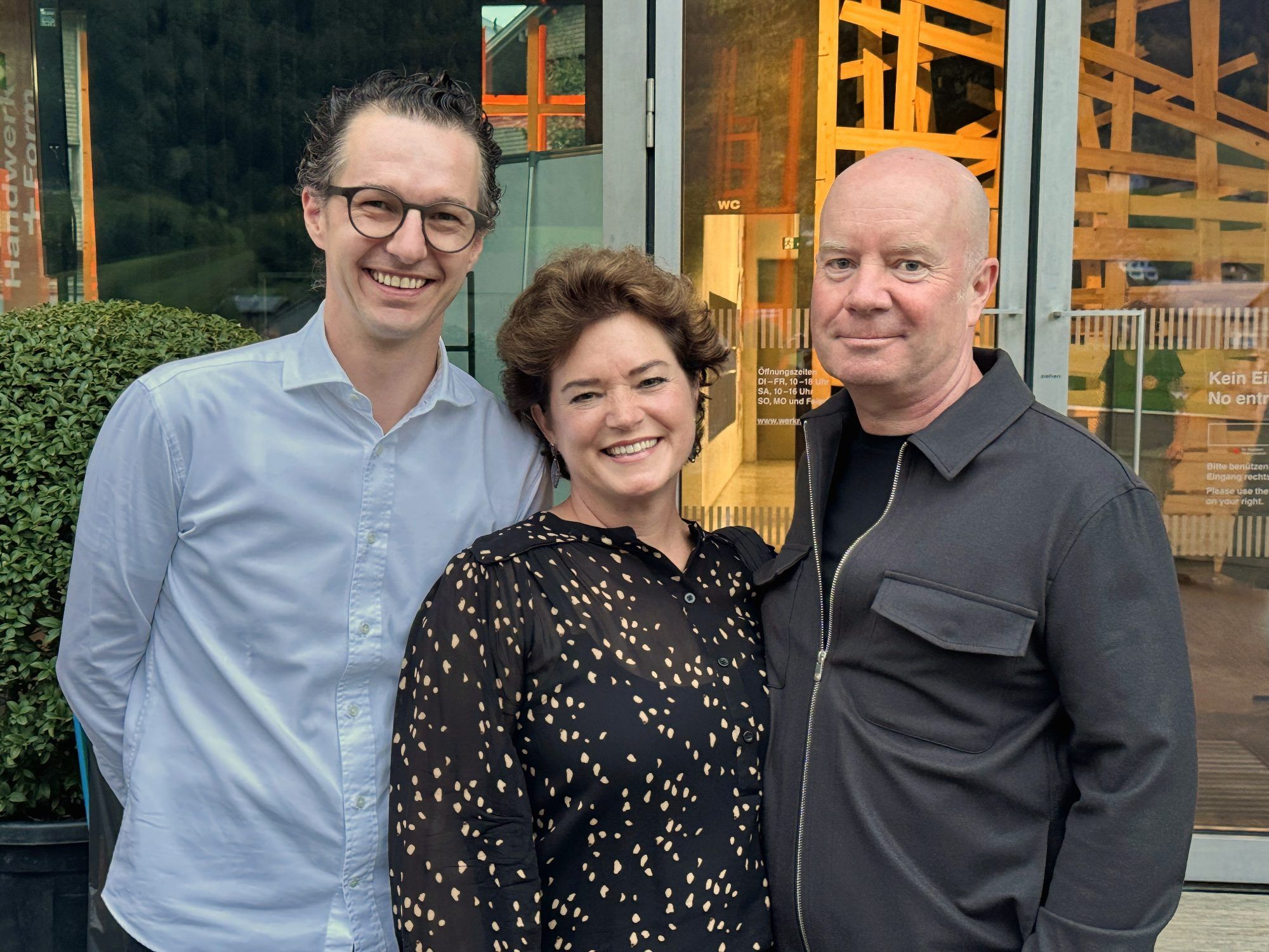 Emanuel Moosbrugger (Bio Hotel Schwanen) mit Andrea und Michael Schwarzenbacher (Restaurant Mangold Lochau).