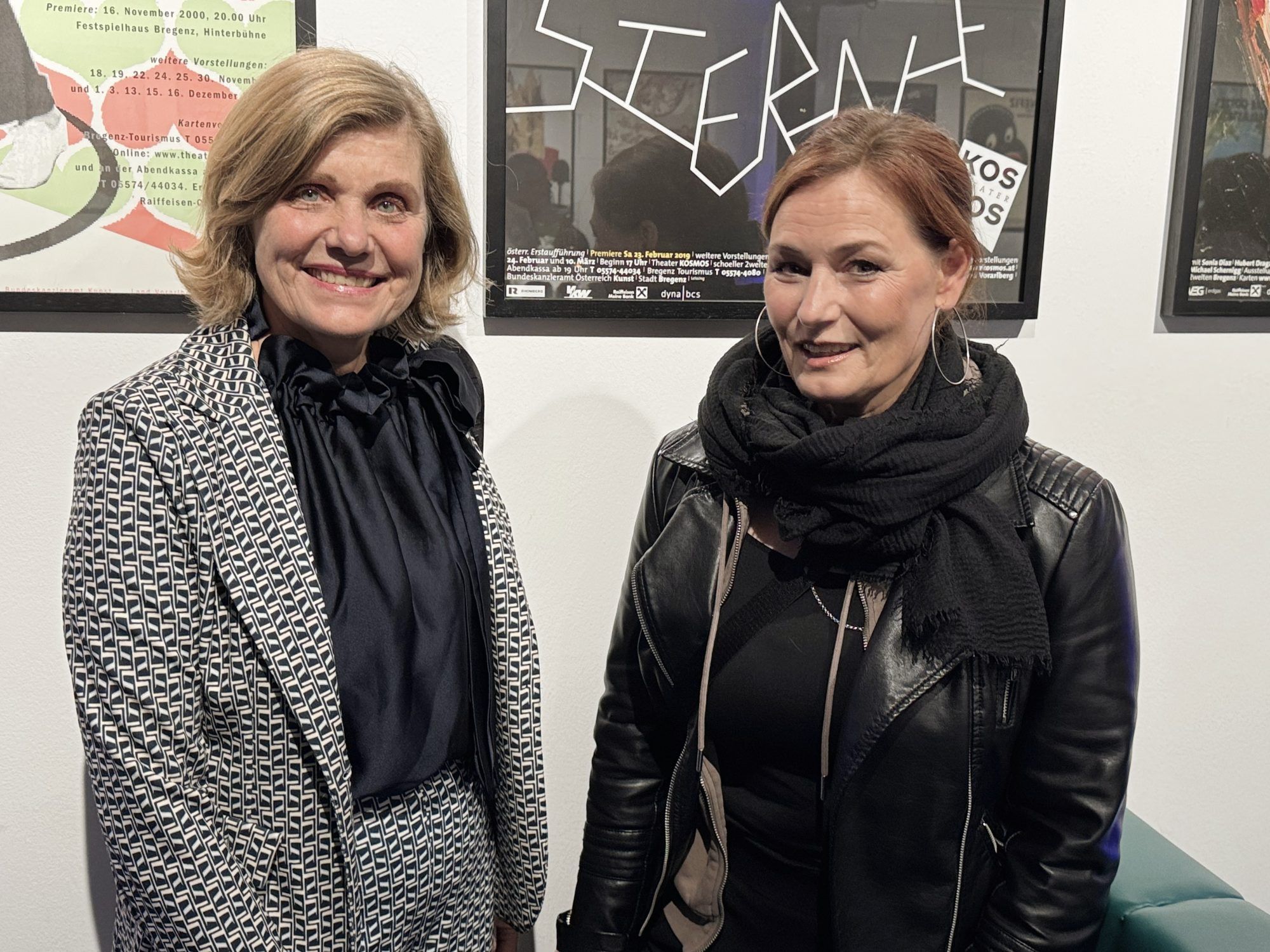 Landesrätin Barbara Schöbi-Fink und Schauspielerin Sabine Lorenz.