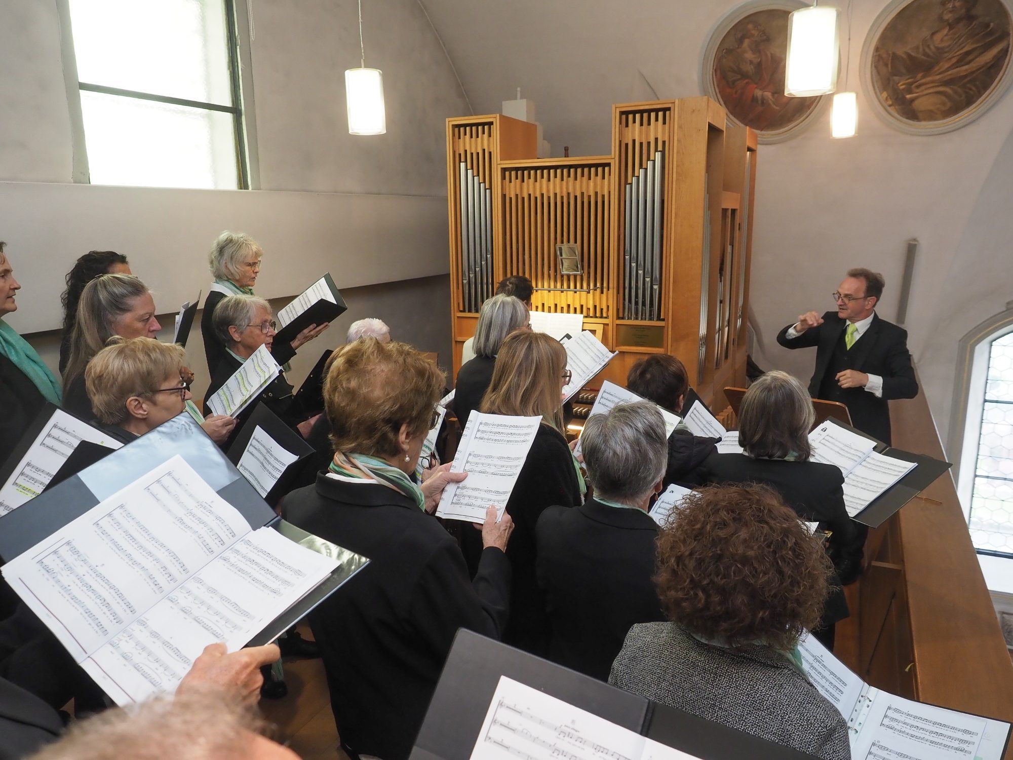 Gesangsverein Harmonie Götzis unter der Leitung von Thomas Thurnher.