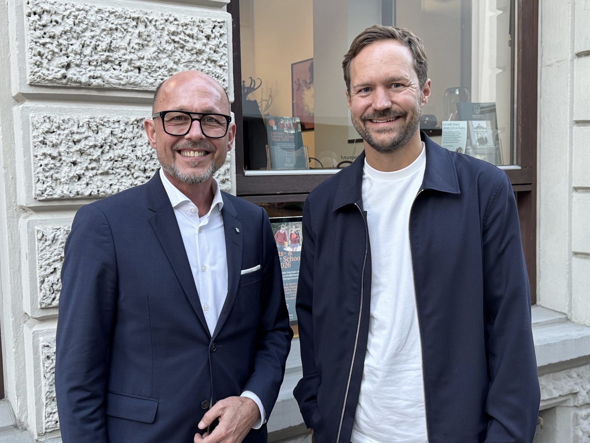 Burgermeister Michael Ritsch mit WIGEM Obmann Clemens Sagmeister.