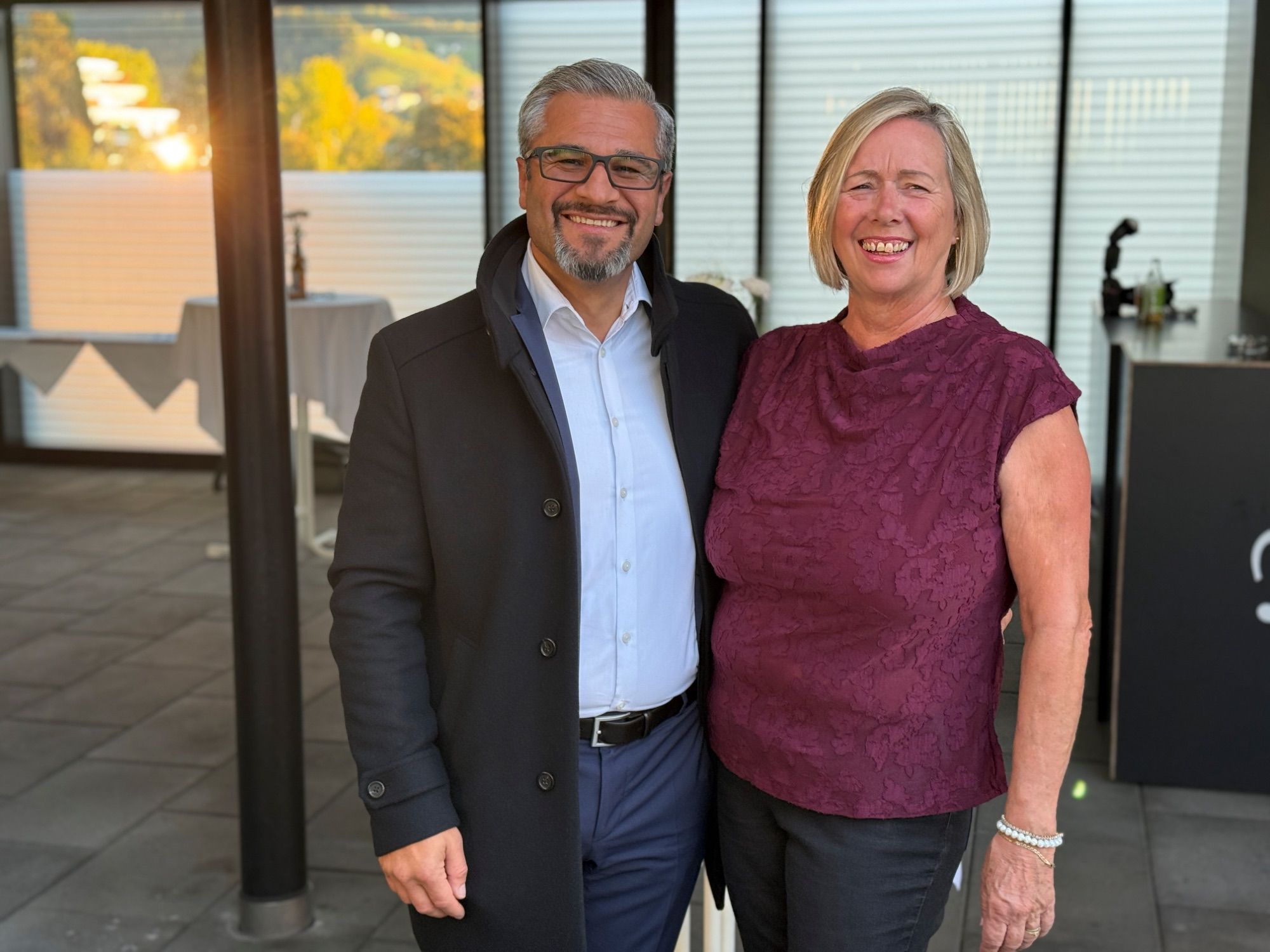 RA David Rosenberg und Rita Grabher waren unter den Gästen