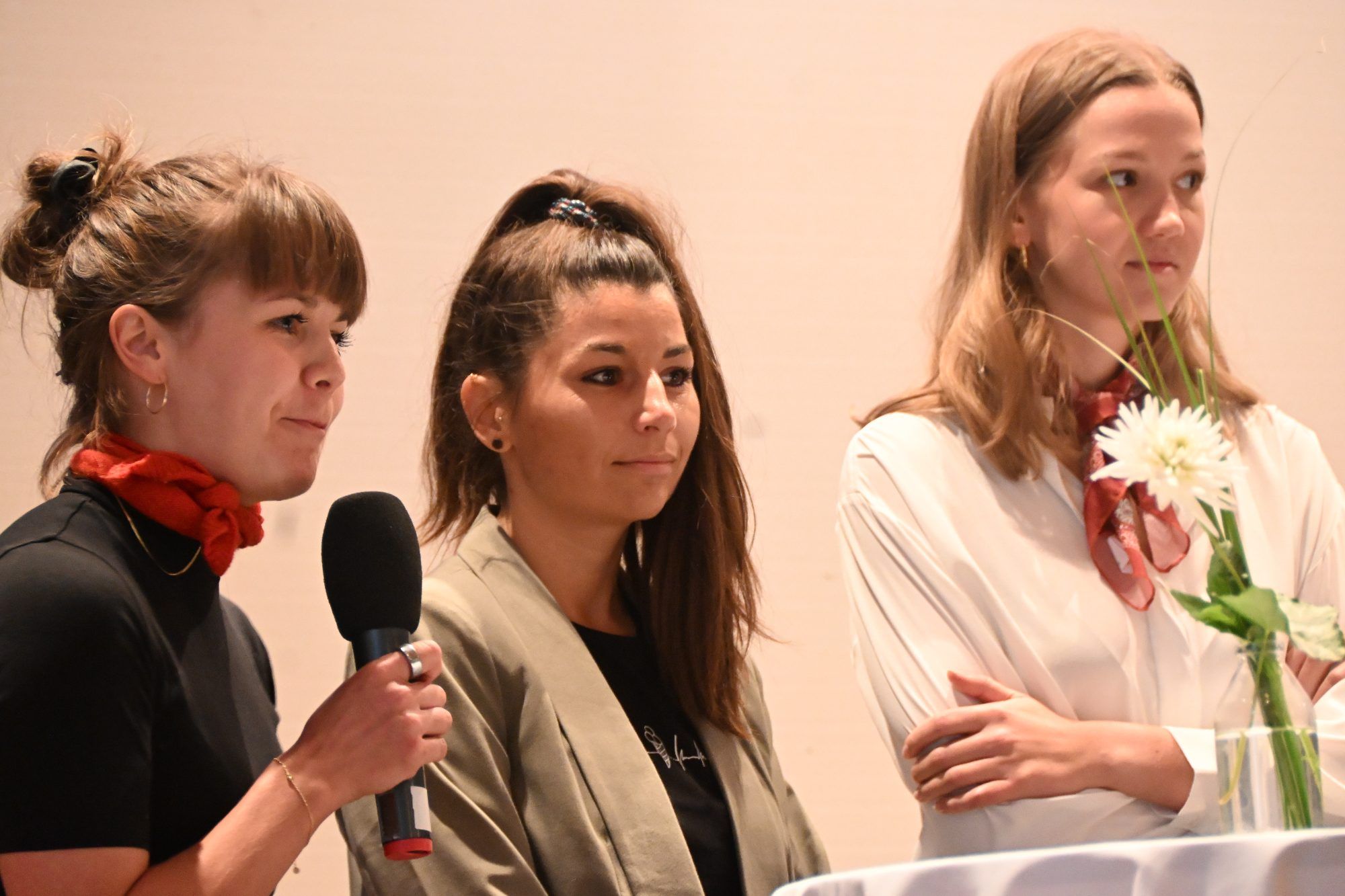 Johanna Raid (Stadthotel kleiner Löwe), Sarah Ranak (Badhus Lingenau), Lara Hagen (Hirschen Schwarzenberg).
