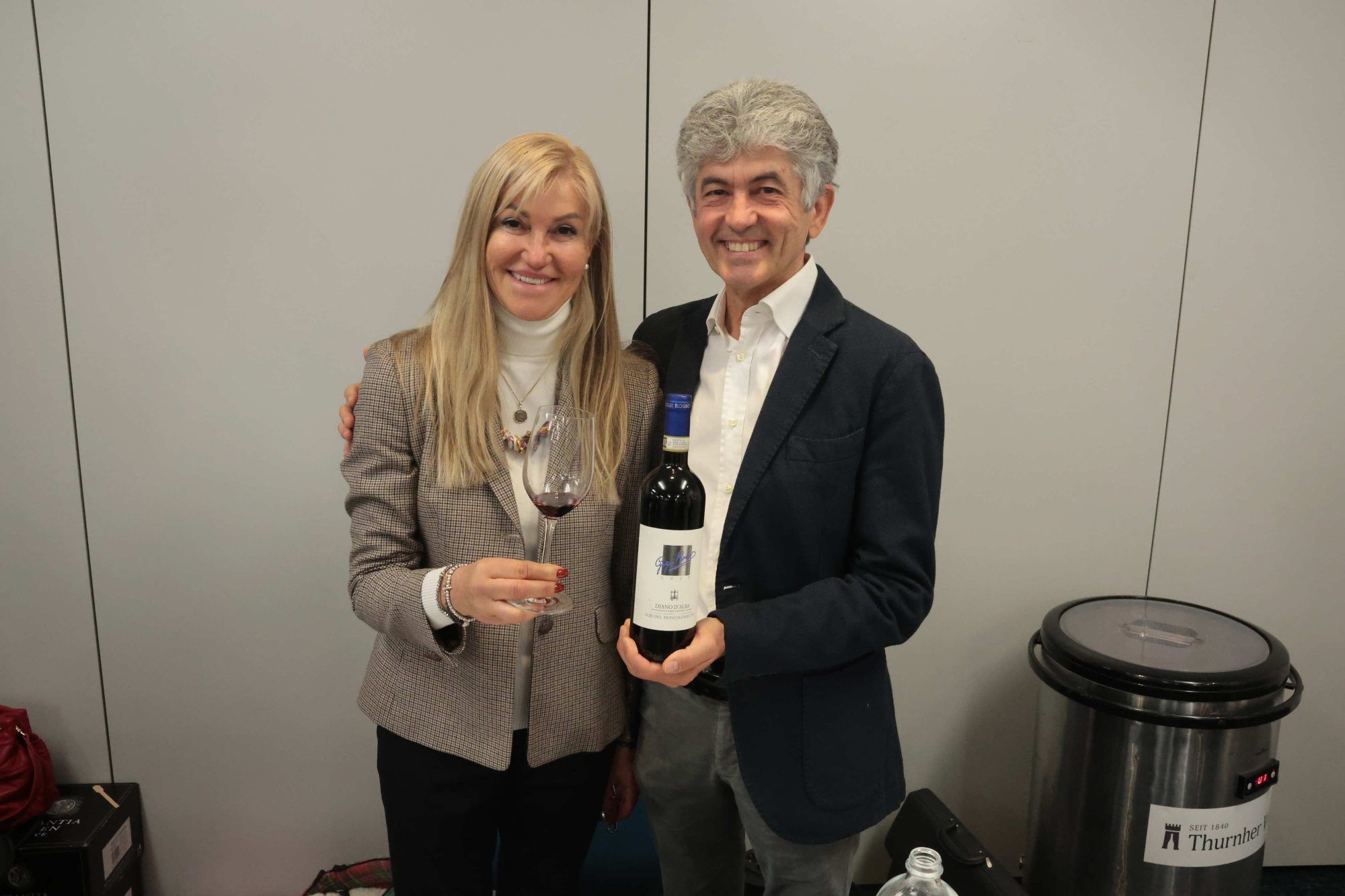 Maria Grazia und Maurizio Rosso vom Weingut Gigi Rosso.