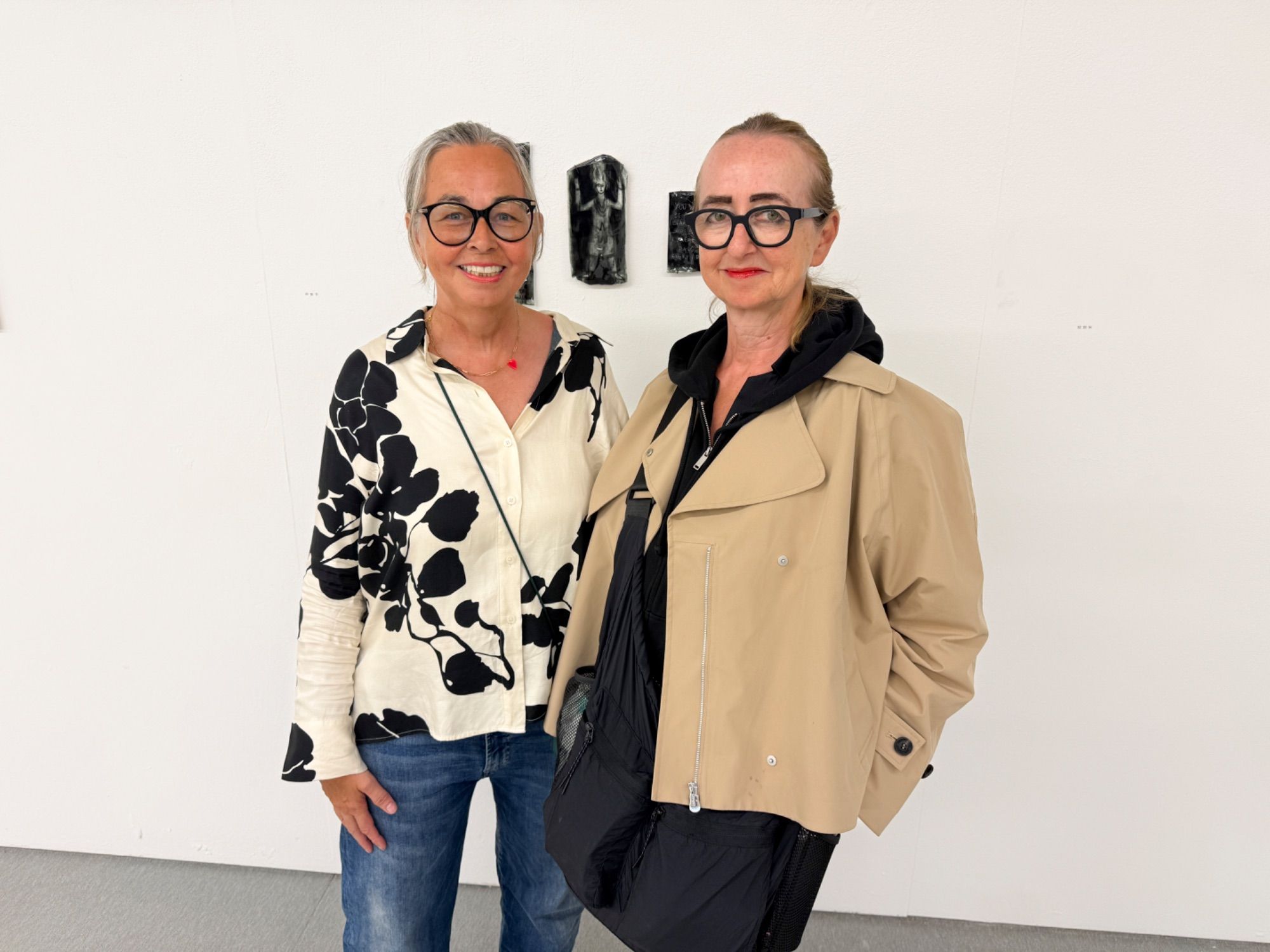 Erika Fritsch kam mit Ursula Metzler zur Ausstellung