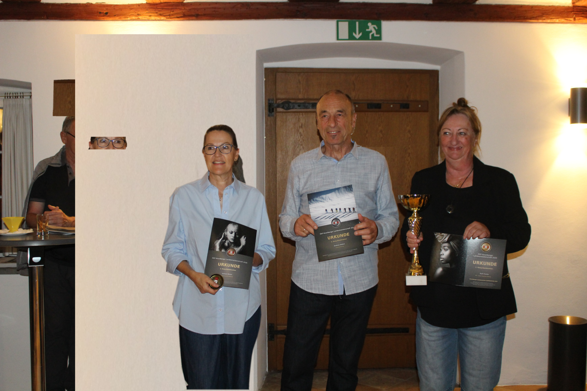 Frauenpower in der Vorarlberger Fotokunst: Ruth Franke wurde vor Andreas Gaßner und Barbara Beiser als beste Teilnehmerin der Meisterschaft (Kombination) ausgezeichnet, PETER STRAUSS